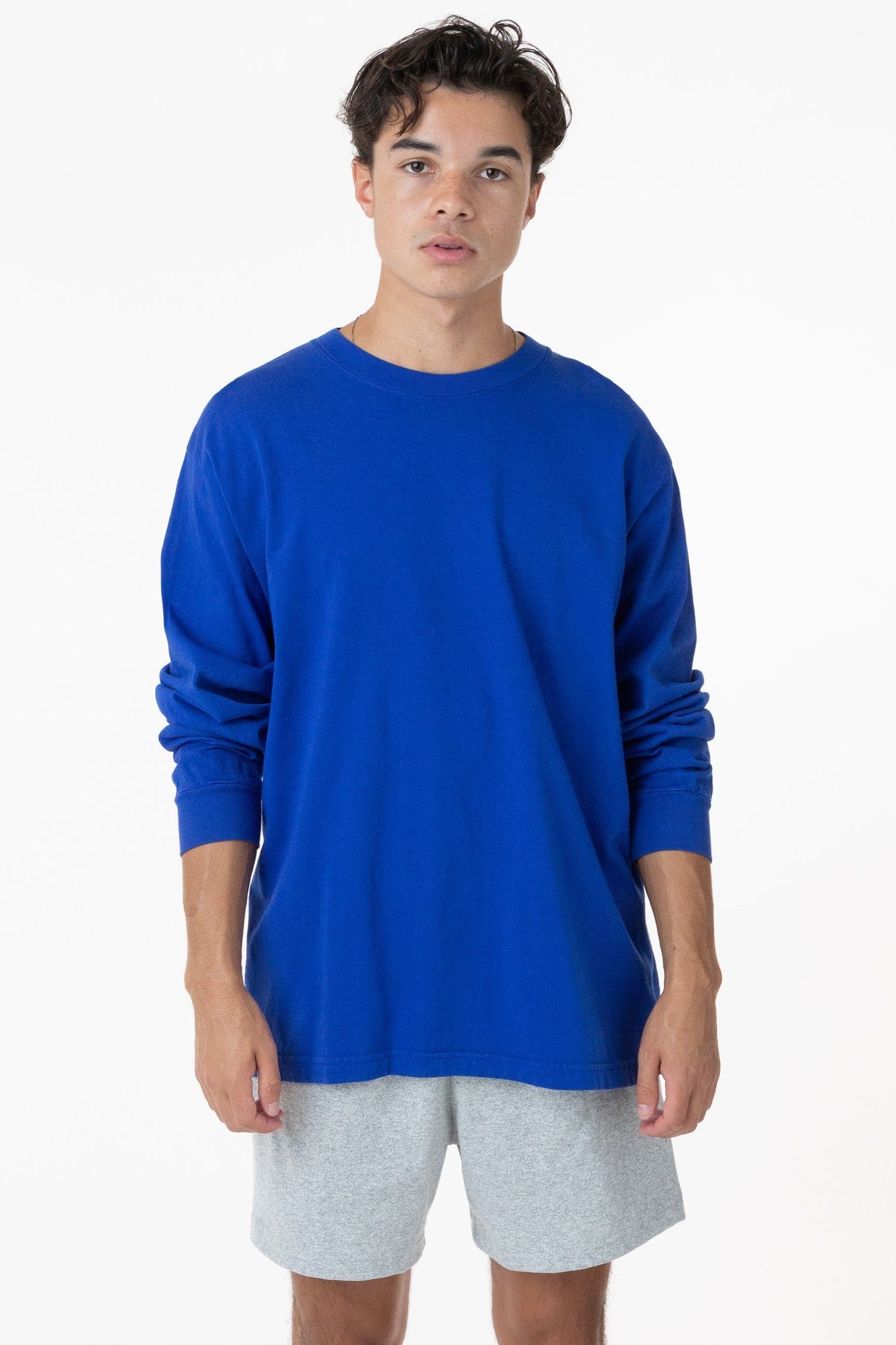 1807GD - 6.5oz Long Sleeve Garment Dye Crew Neck T-Shirt - Image 25