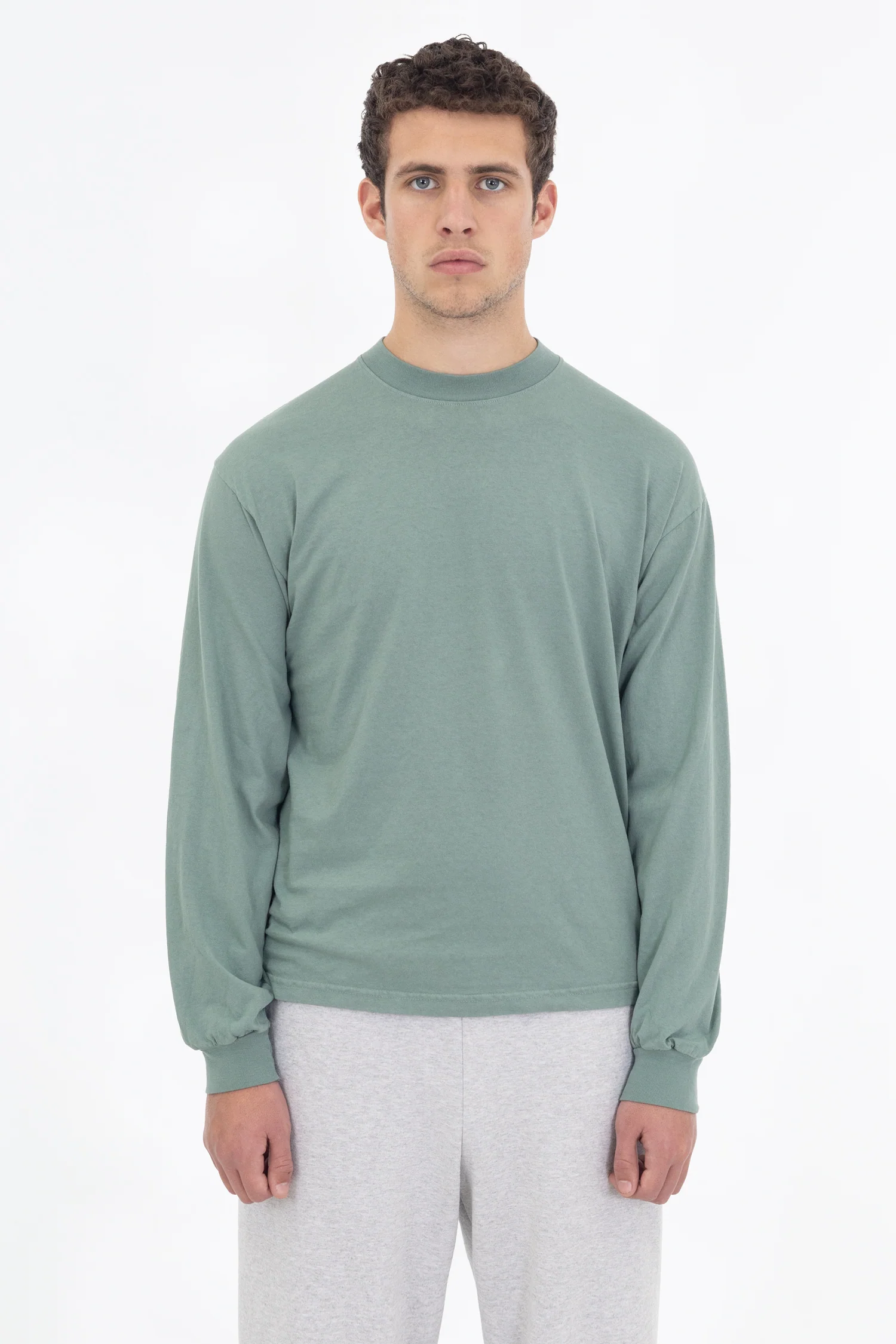 1807GD - 6.5oz Long Sleeve Garment Dye Crew Neck T-Shirt - Image 3