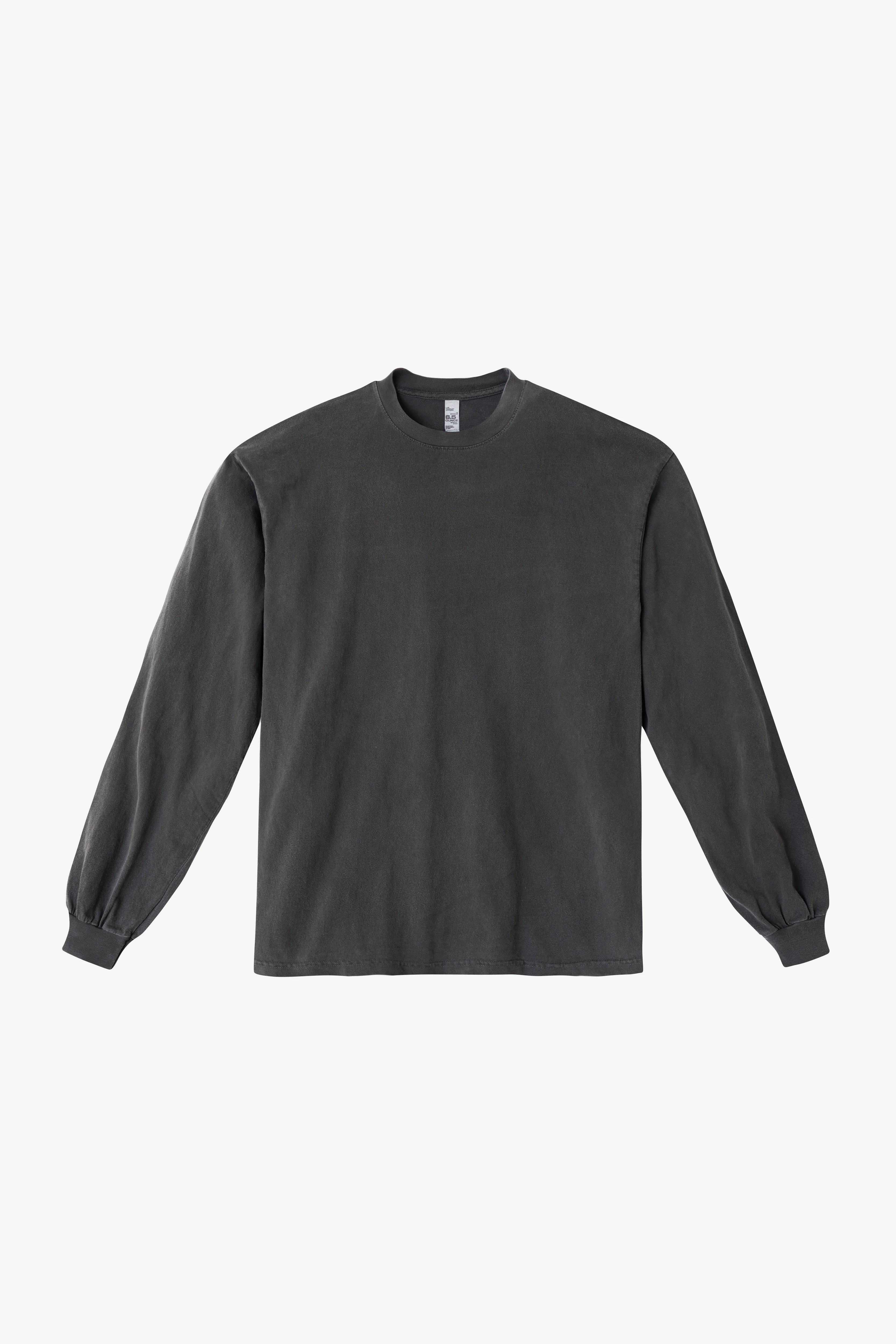 1807GD - 6.5oz Long Sleeve Garment Dye Crew Neck T-Shirt - Image 30