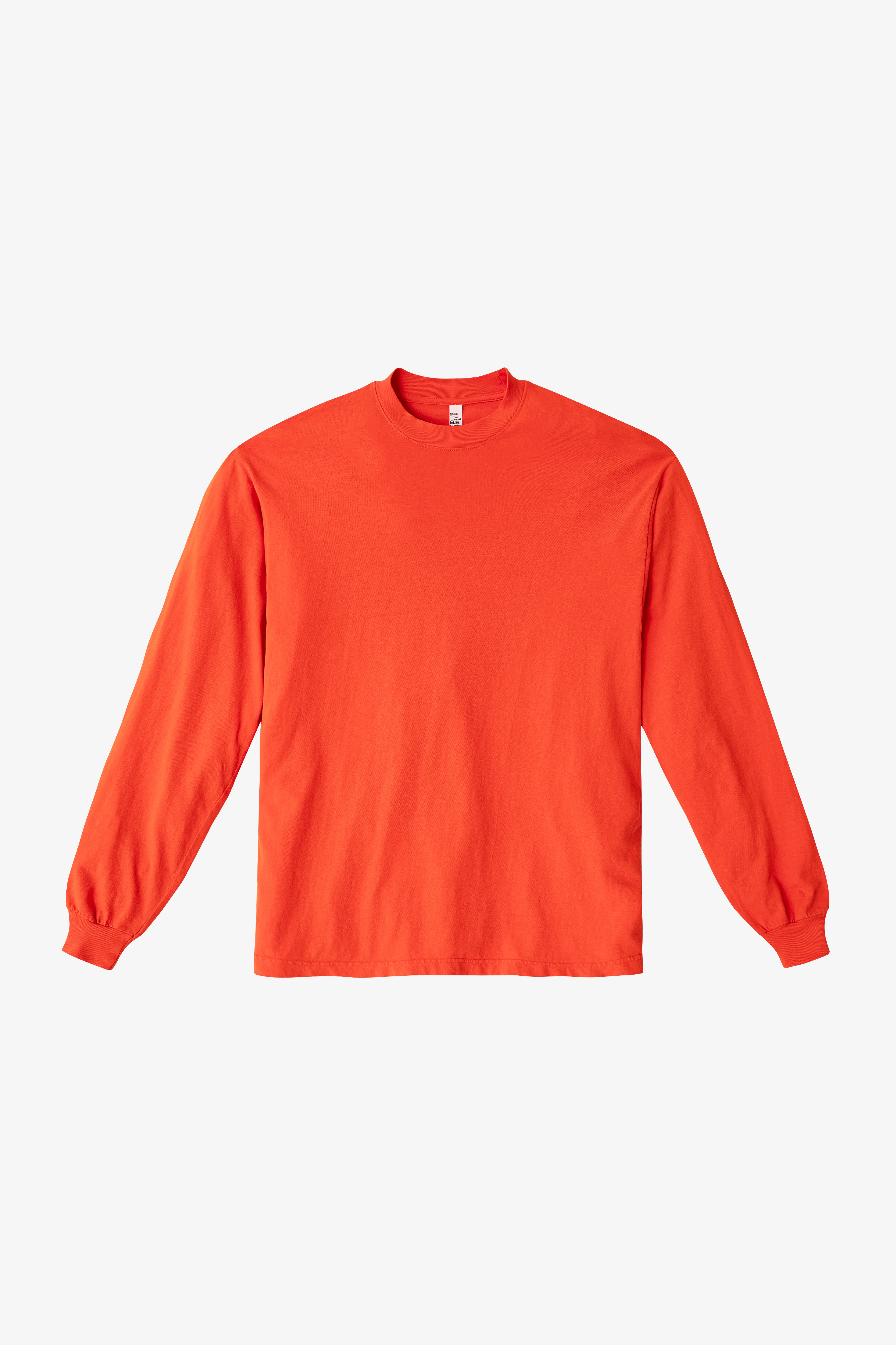 1807GD - 6.5oz Long Sleeve Garment Dye Crew Neck T-Shirt - Image 37