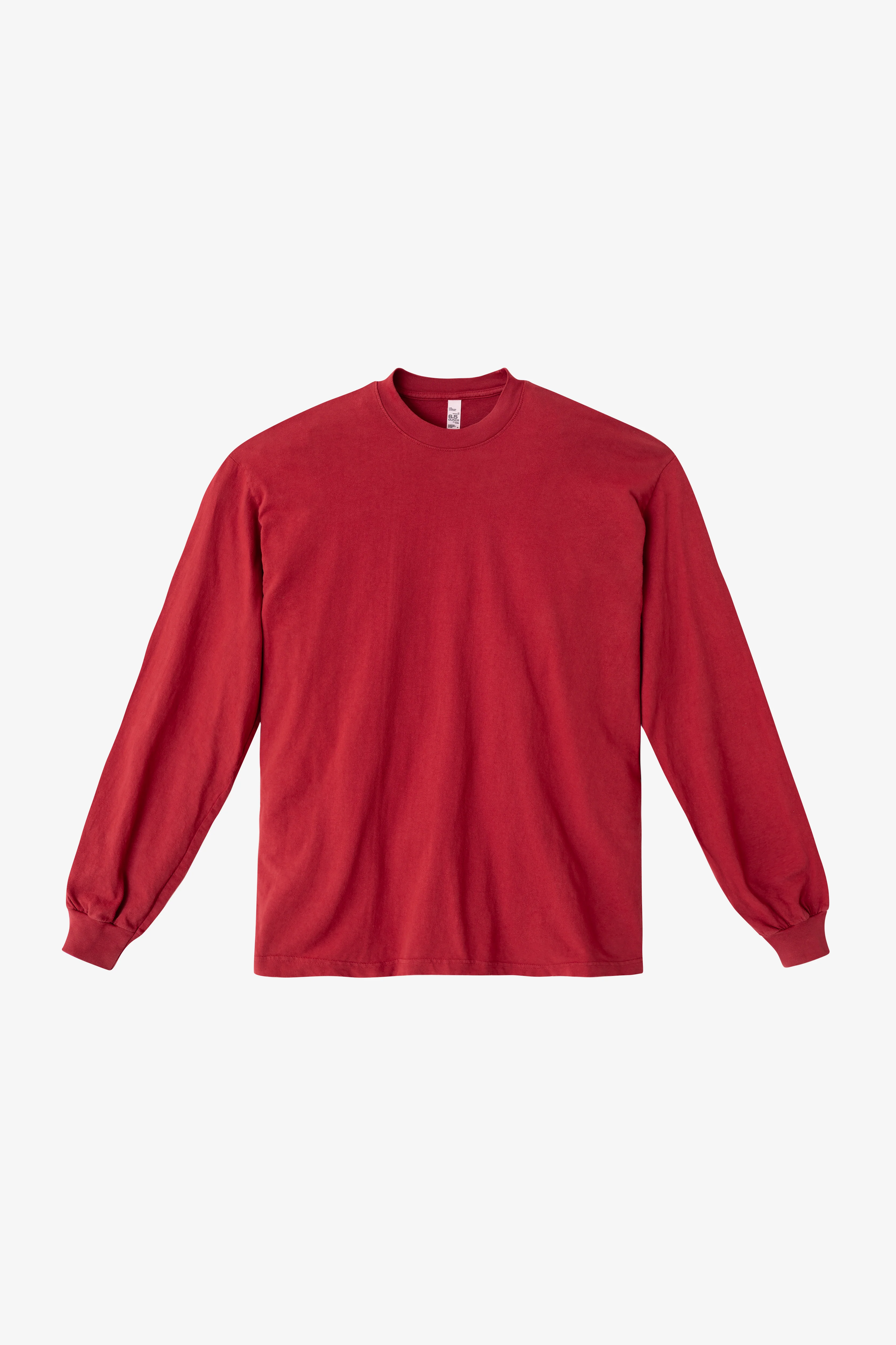 1807GD - 6.5oz Long Sleeve Garment Dye Crew Neck T-Shirt - Image 41