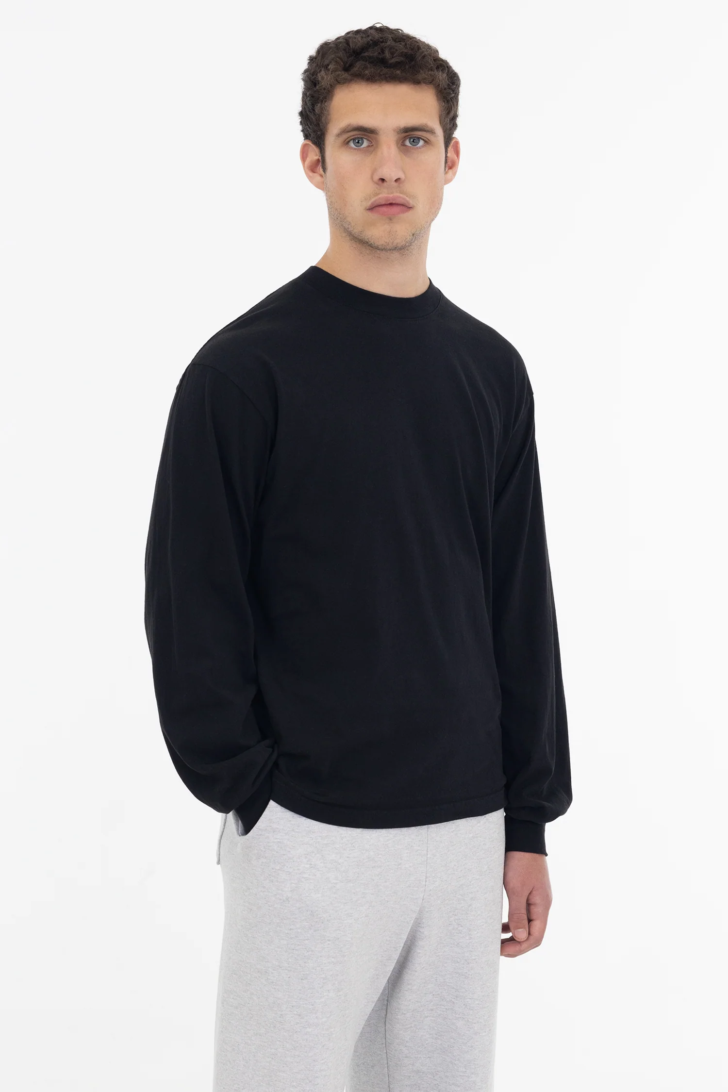 1807GD - 6.5oz Long Sleeve Garment Dye Crew Neck T-Shirt - Image 6