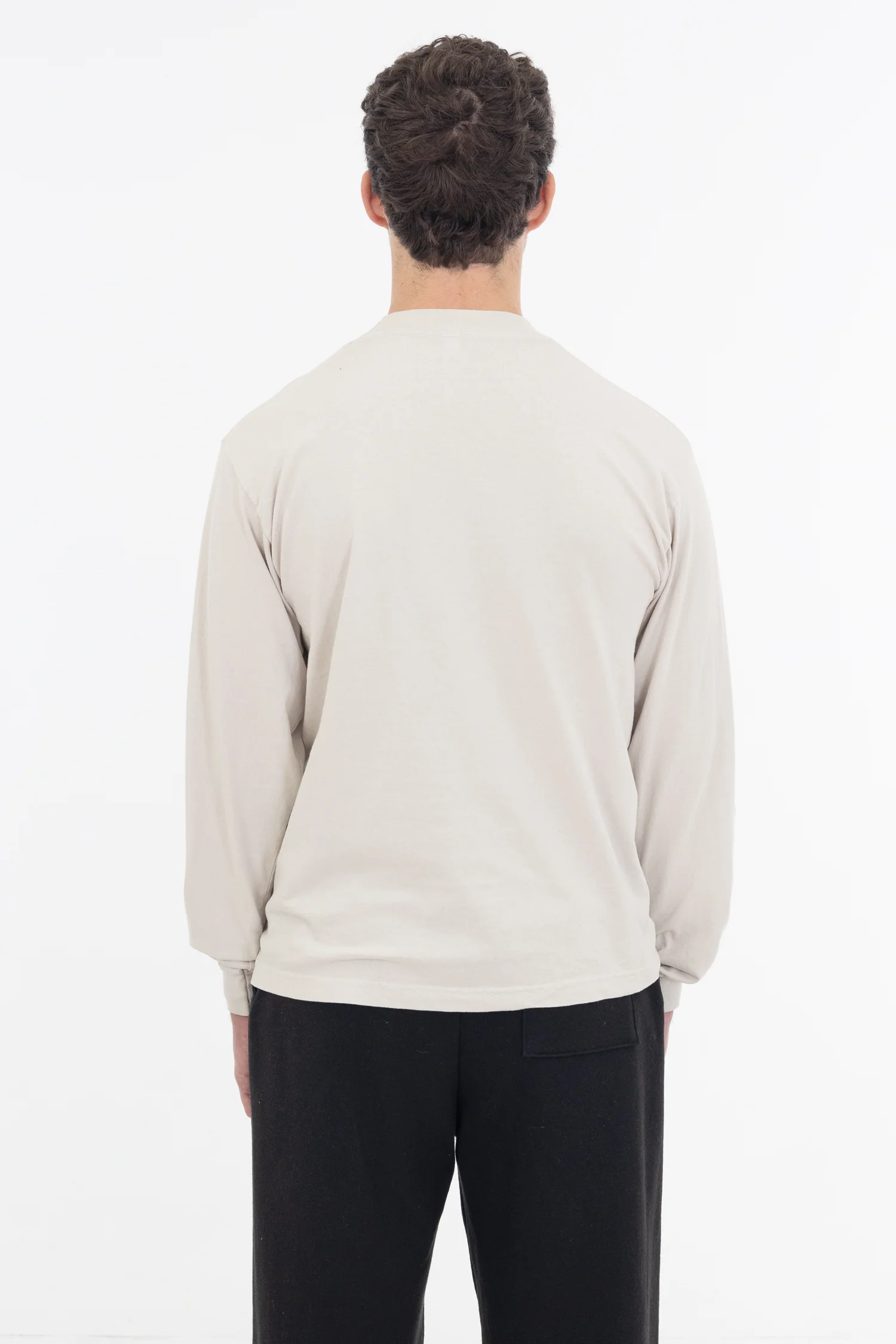 1807GD - 6.5oz Long Sleeve Garment Dye Crew Neck T-Shirt - Image 8