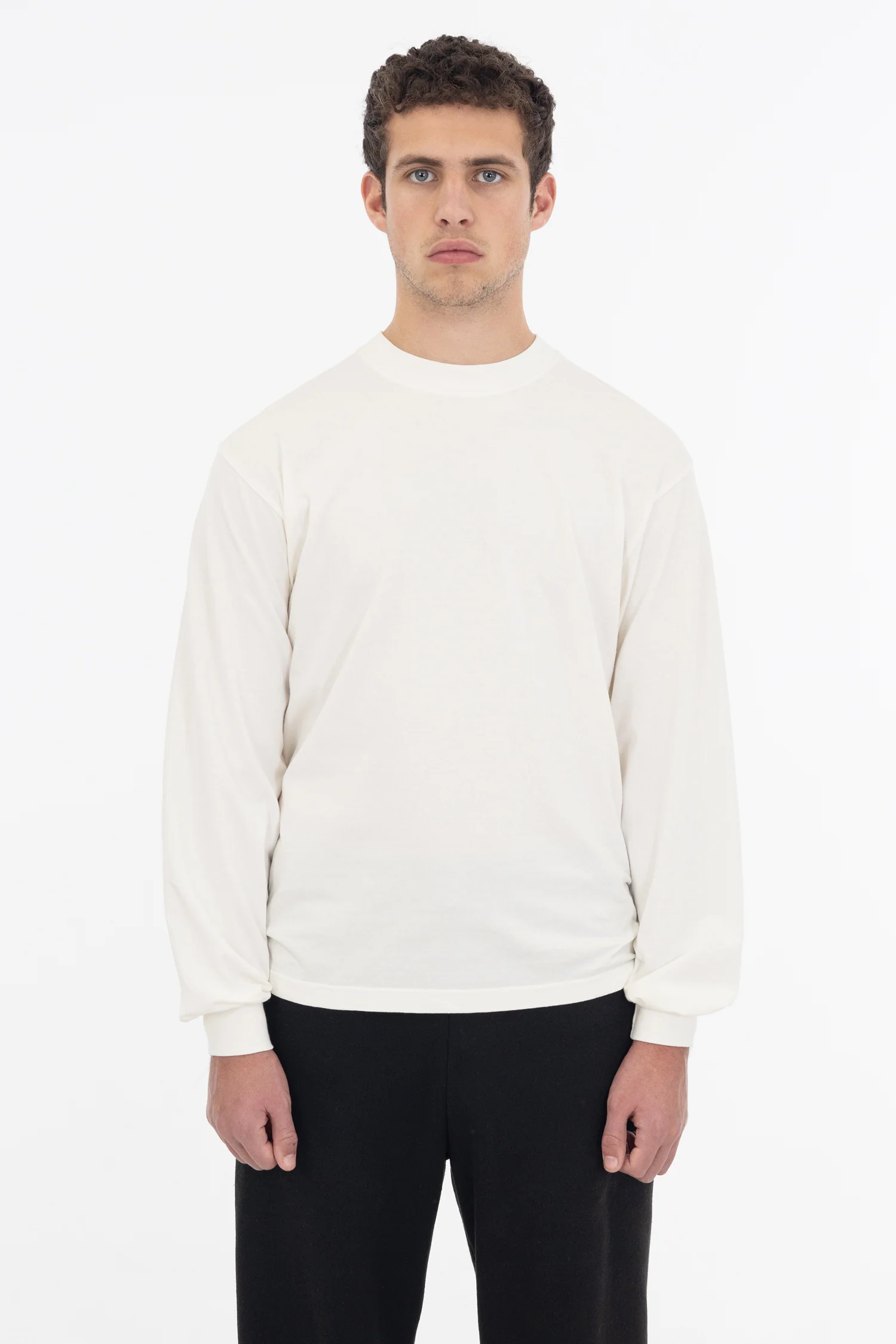 1807GD - 6.5oz Long Sleeve Garment Dye Crew Neck T-Shirt - Image 9
