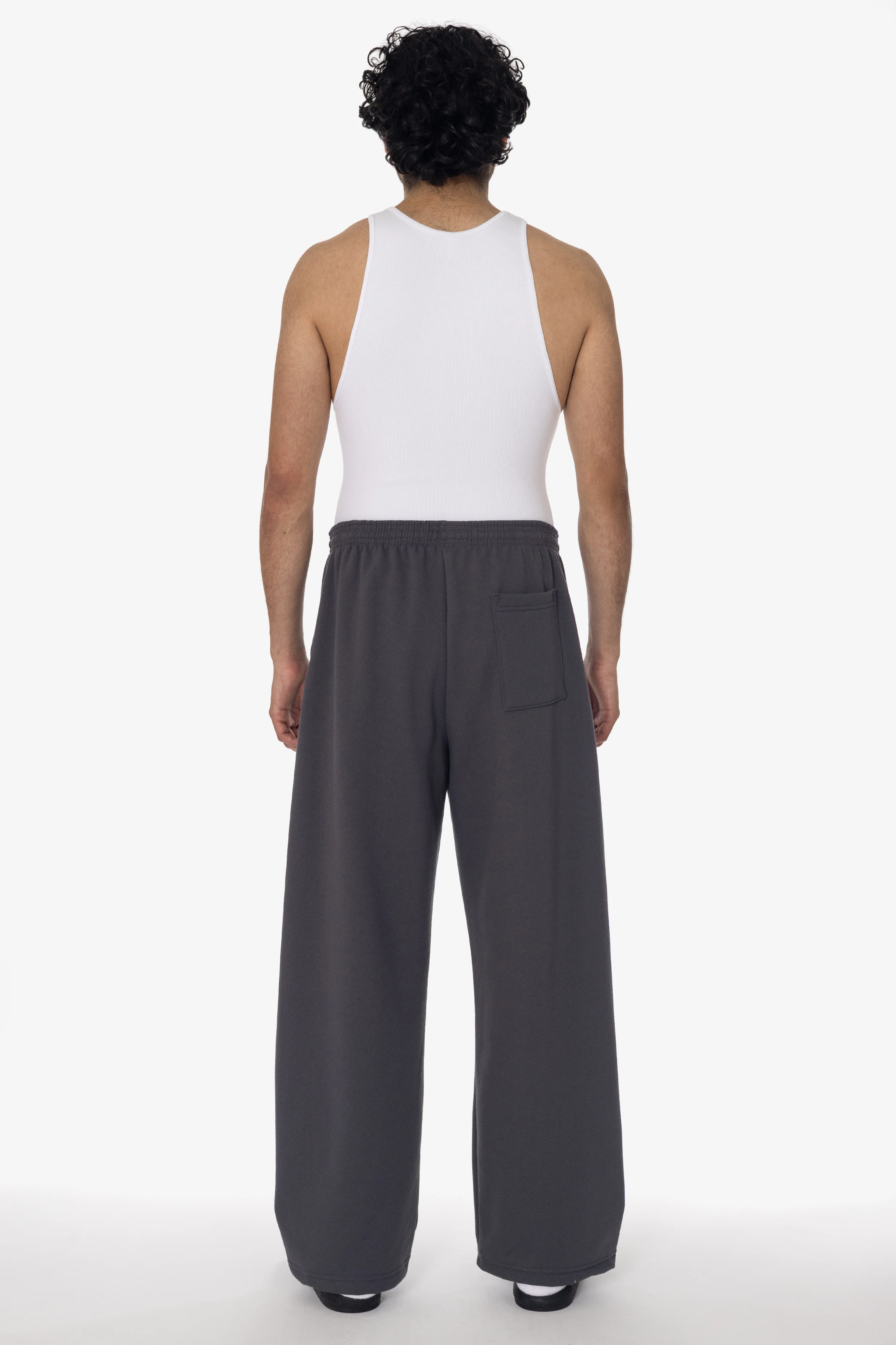 MWF1045 - 10 oz. Mid-Weight Poly Cotton Fleece Wide Open Bottom Sweatpant - Image 10