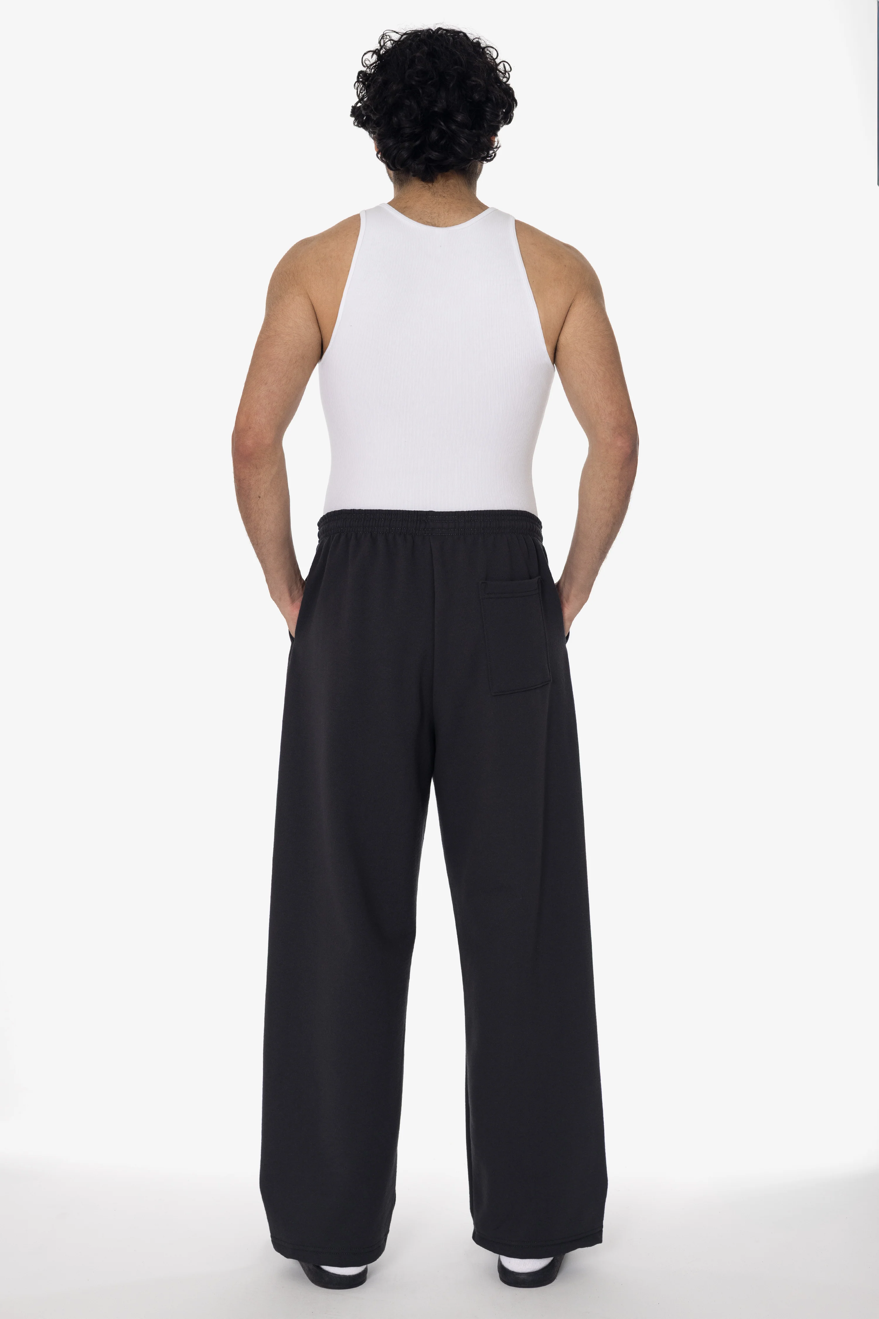 MWF1045 - 10 oz. Mid-Weight Poly Cotton Fleece Wide Open Bottom Sweatpant - Image 12
