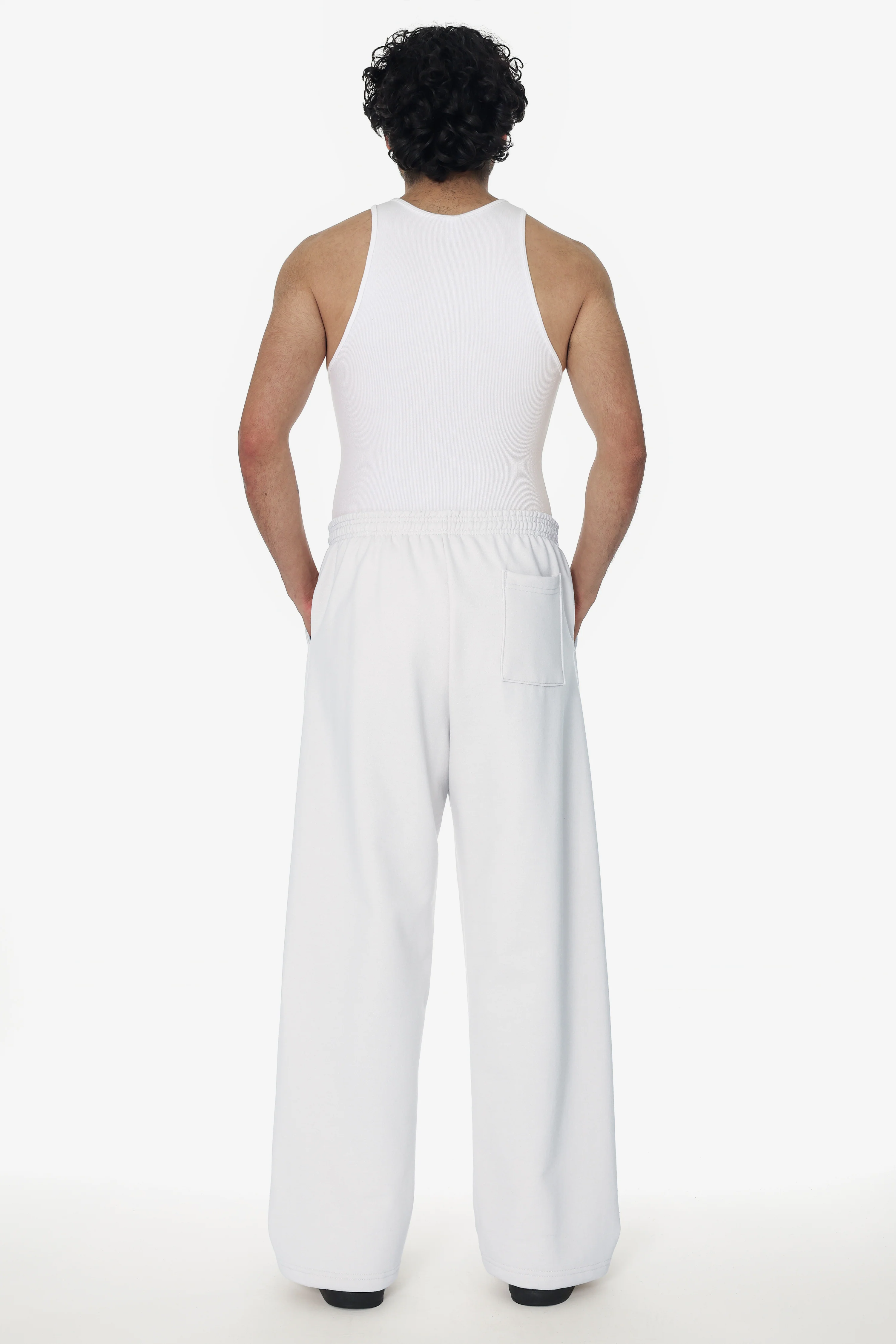 MWF1045 - 10 oz. Mid-Weight Poly Cotton Fleece Wide Open Bottom Sweatpant - Image 8