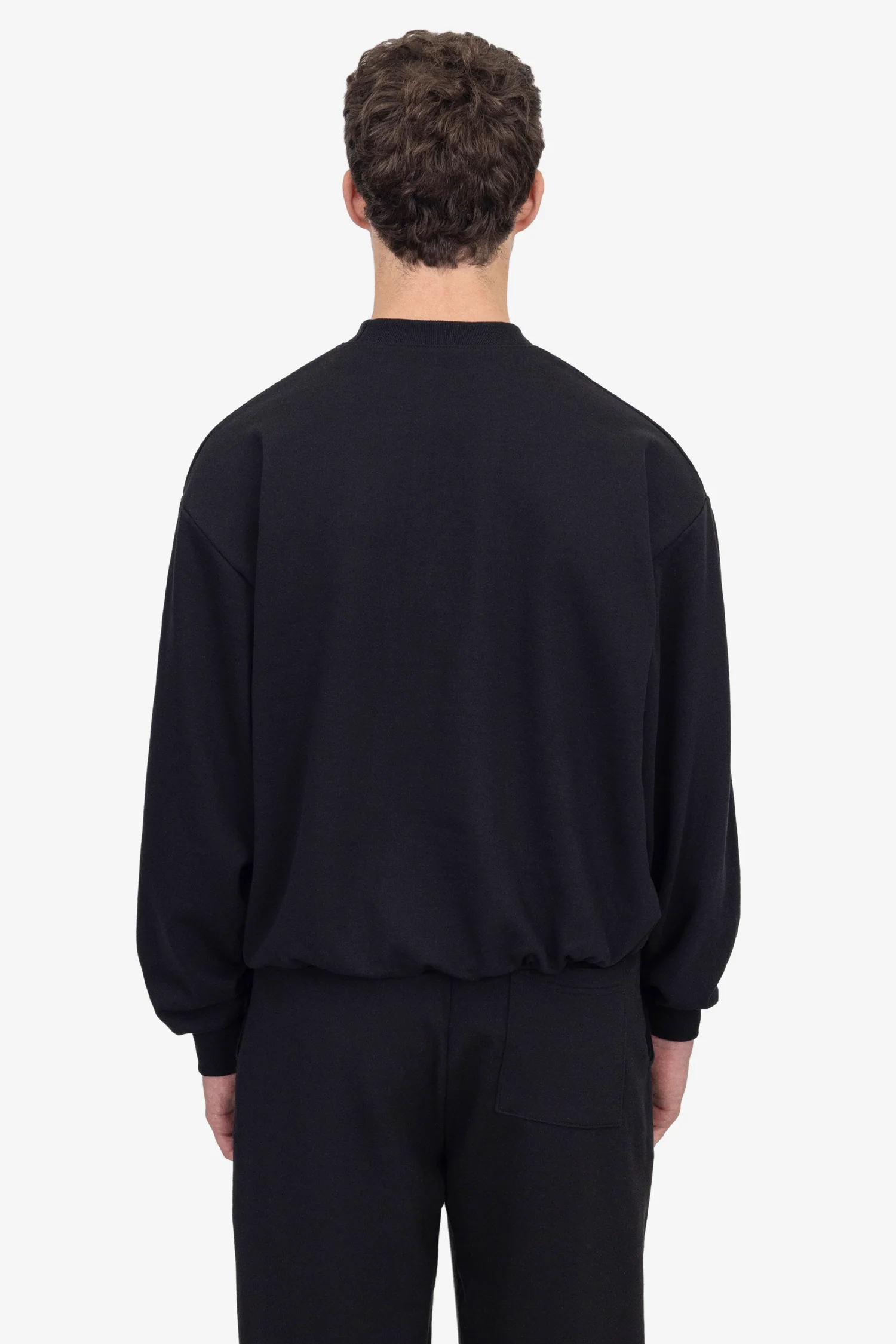 MWF1047 - 10 oz. Mid-weight Poly Cotton Fleece Wide Crewneck - Image 3