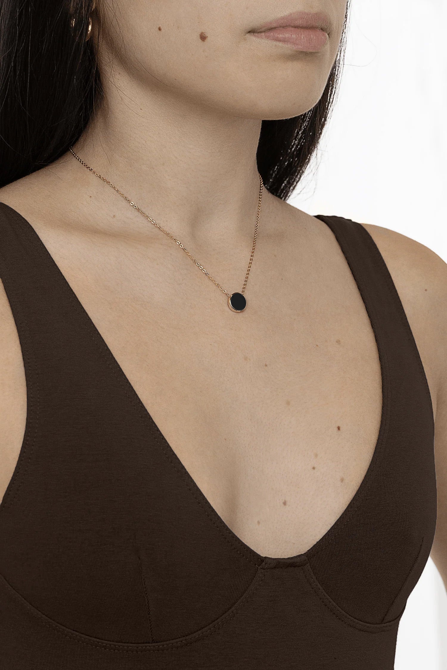NCKES90 - 9mm Enamel Stud Necklace - Image 11