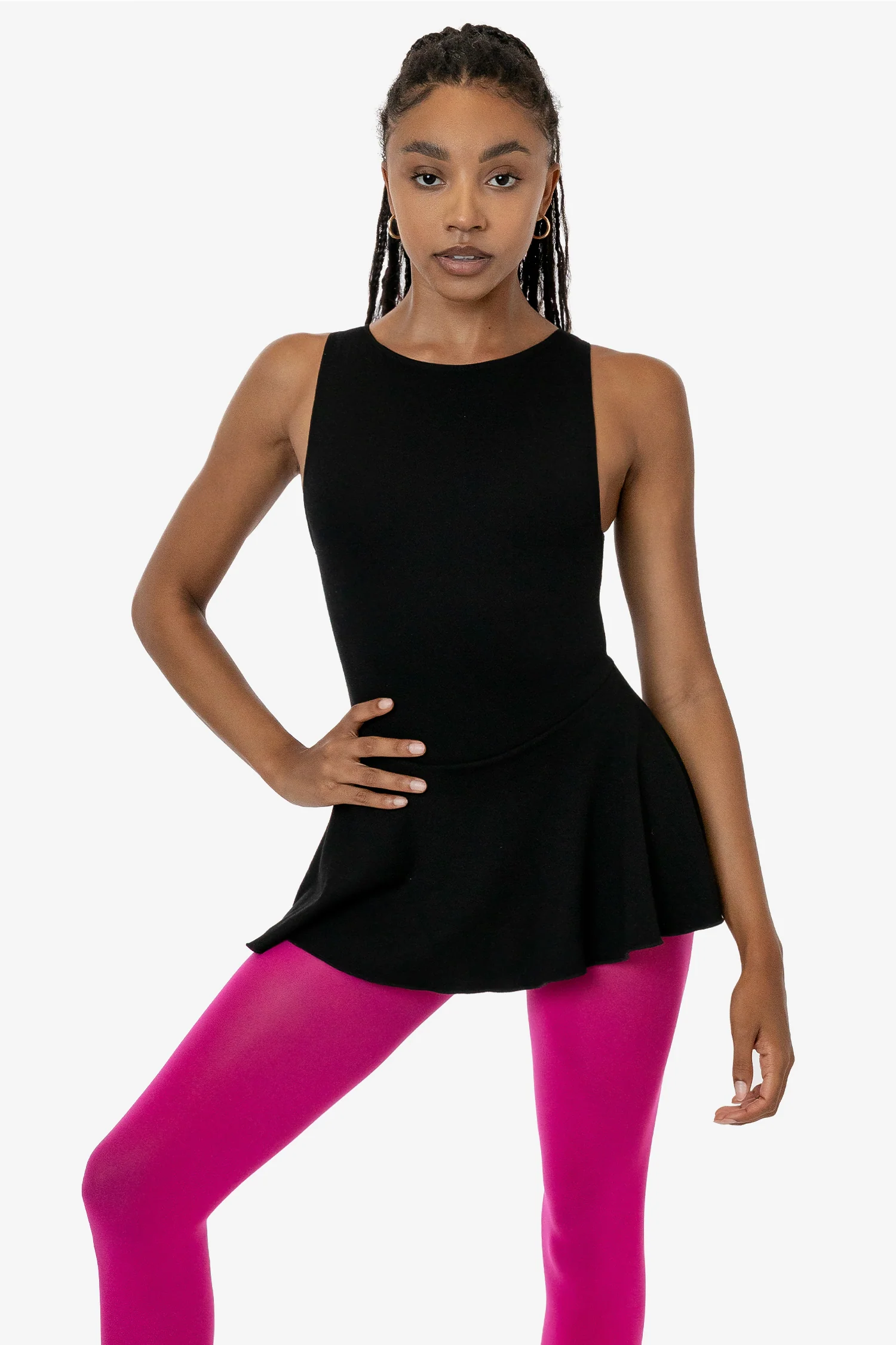 PON413 - Ponte Boatneck Ballerina Skirted Leotard - Image 3
