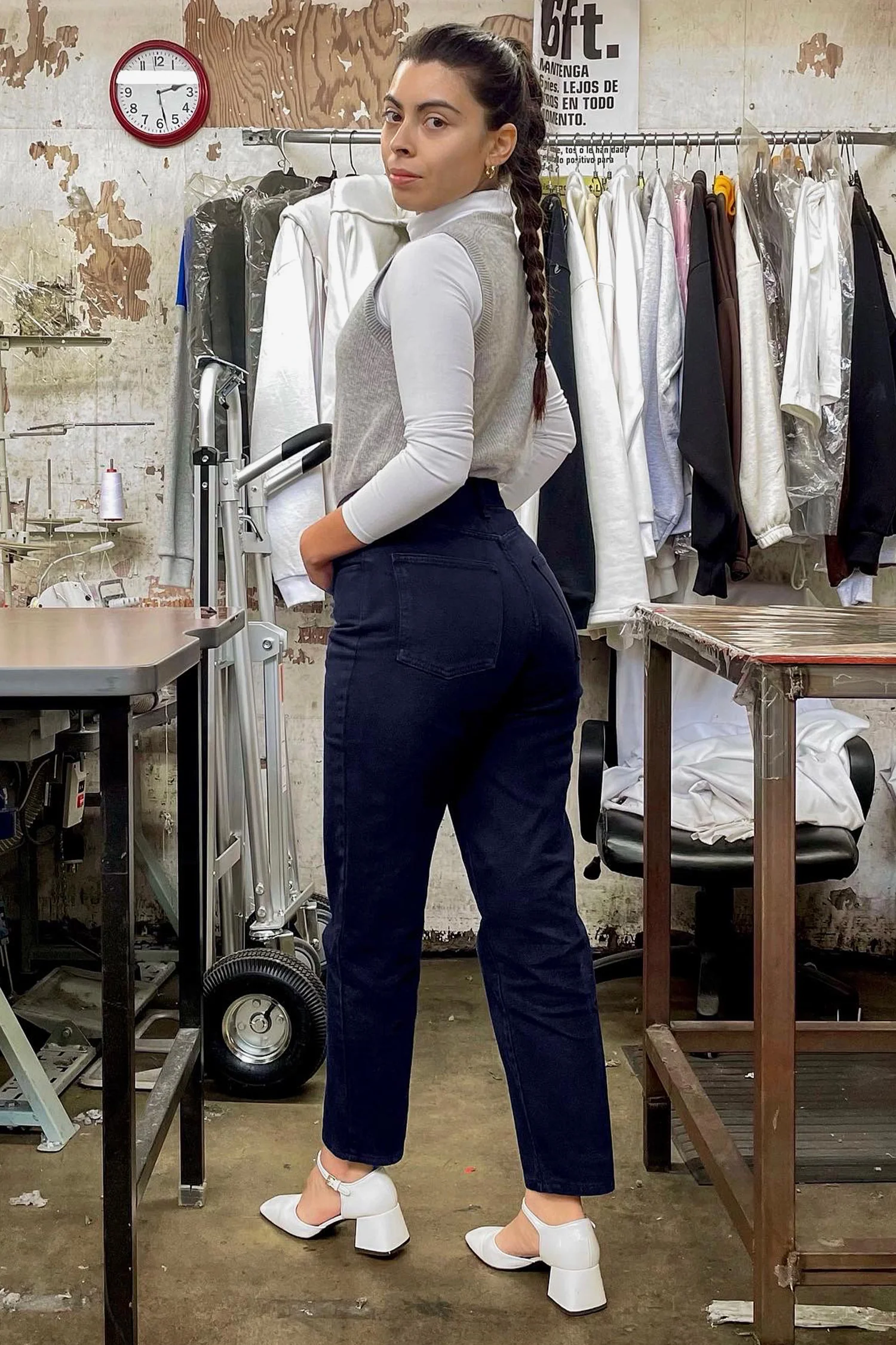 RBDW01GD - Garment Dye Women's Relaxed Fit Bull Denim Jean - Image 11