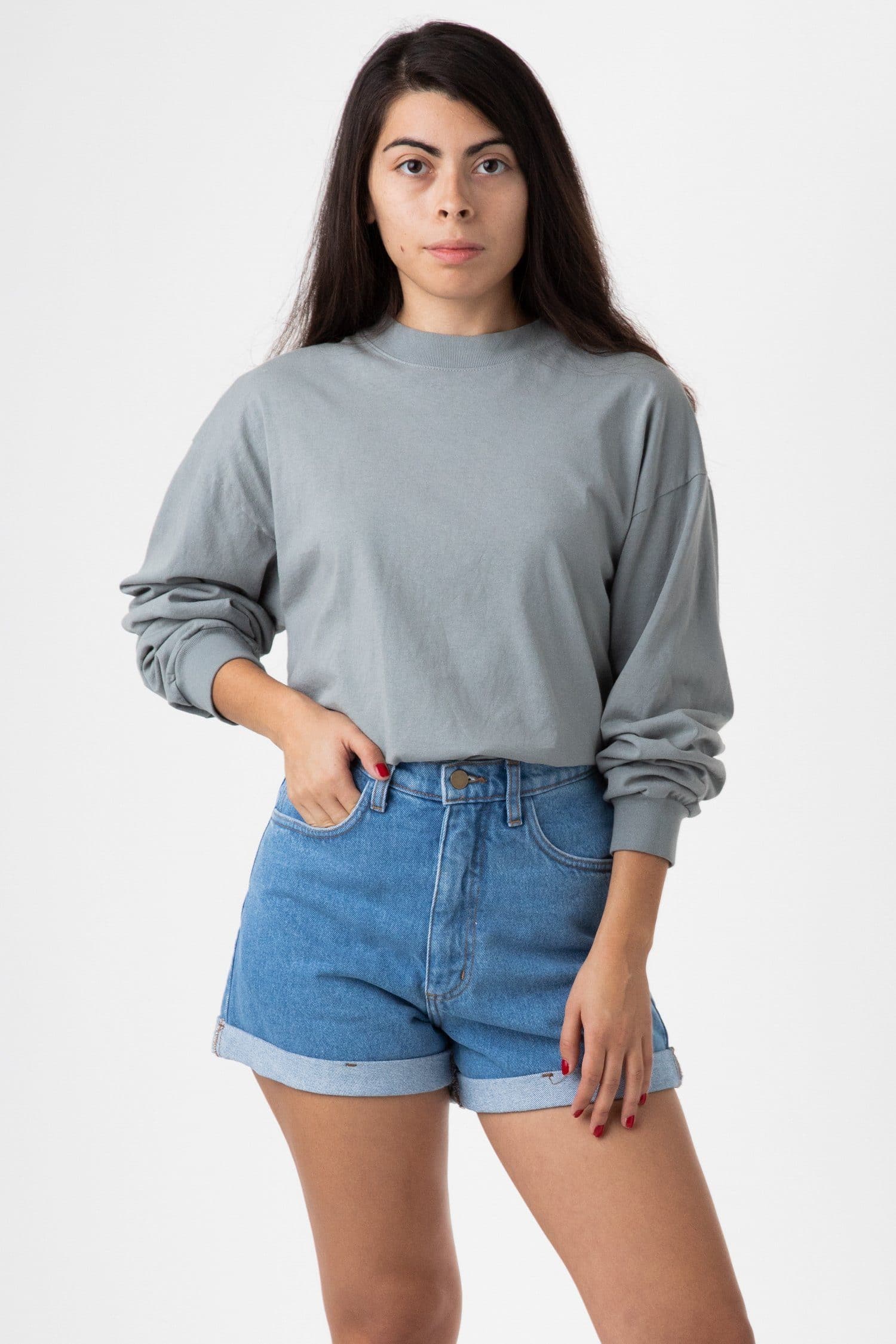 RDNW05 - Denim Loose Cuff Short - Image 6