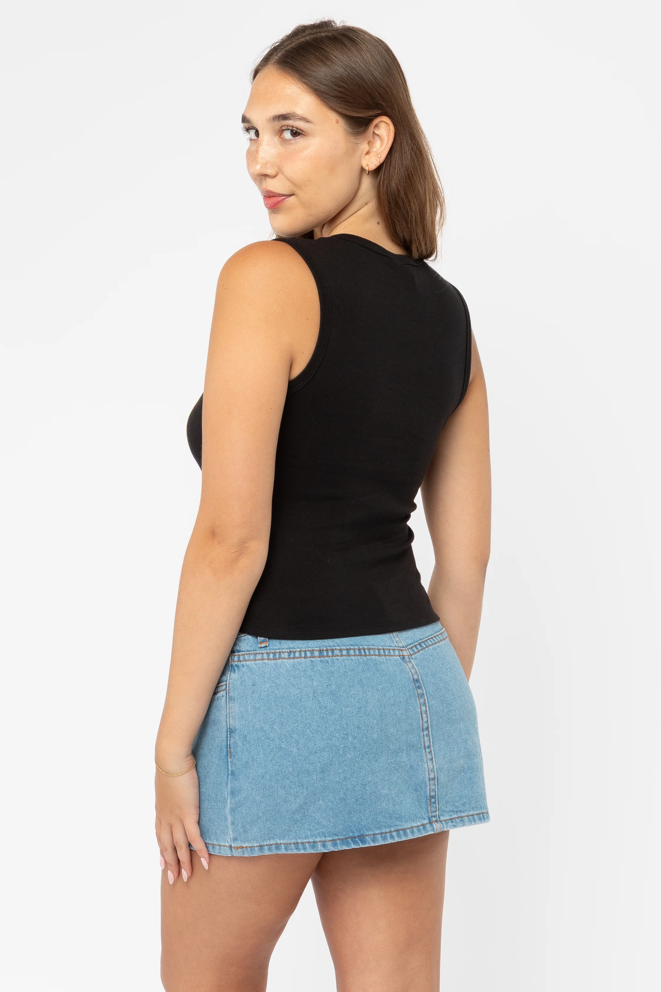 RDNW30 - Denim Micro Mini Skirt - Image 21