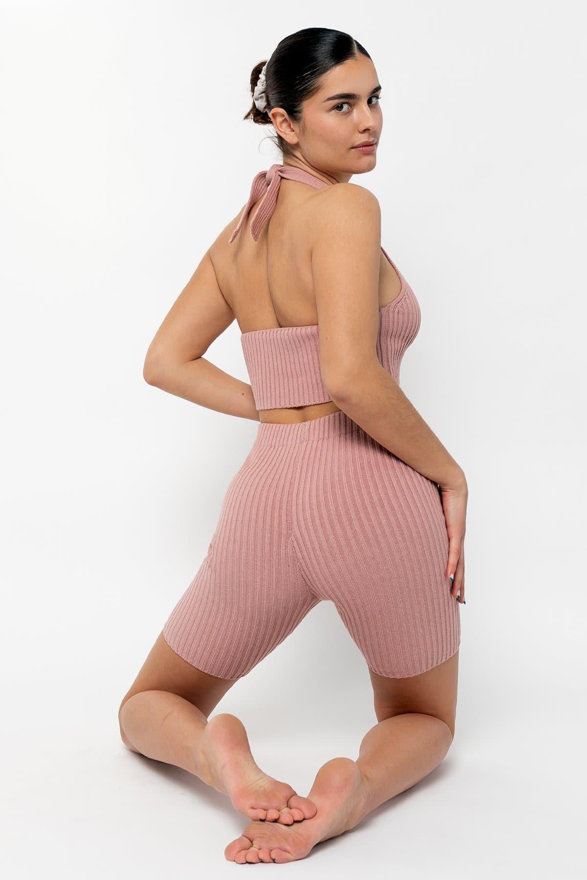 RFK52 - Ultra Heavy Knit Ribbed Bike Shorts - Image 2