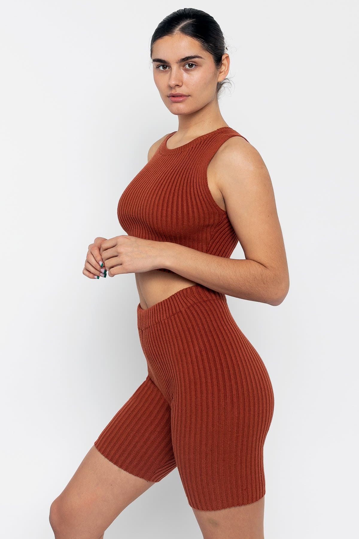 RFK52 - Ultra Heavy Knit Ribbed Bike Shorts - Image 5