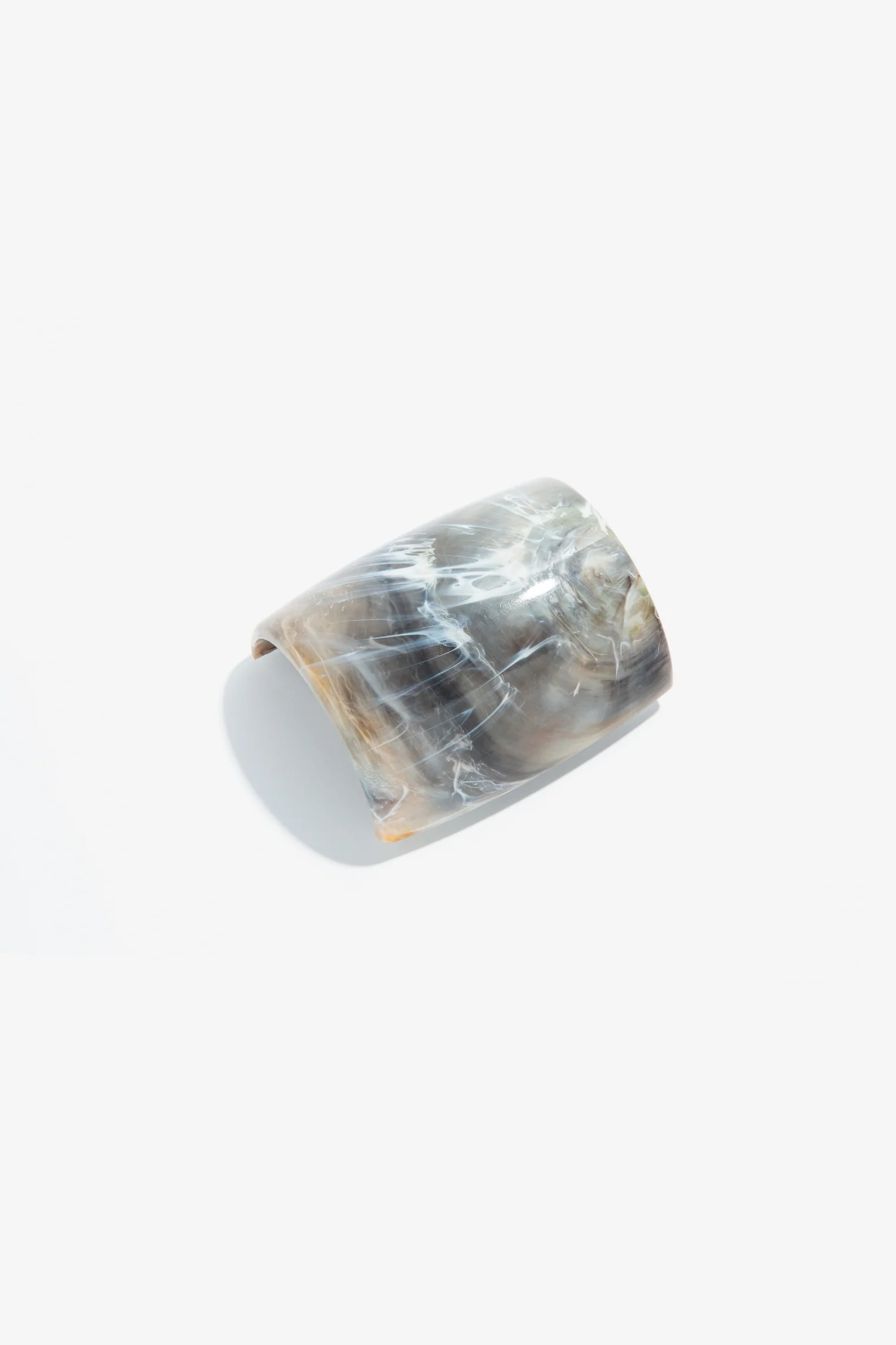 RHAC-M03 - Marbled Ponytail Cuff Barette - Image 2