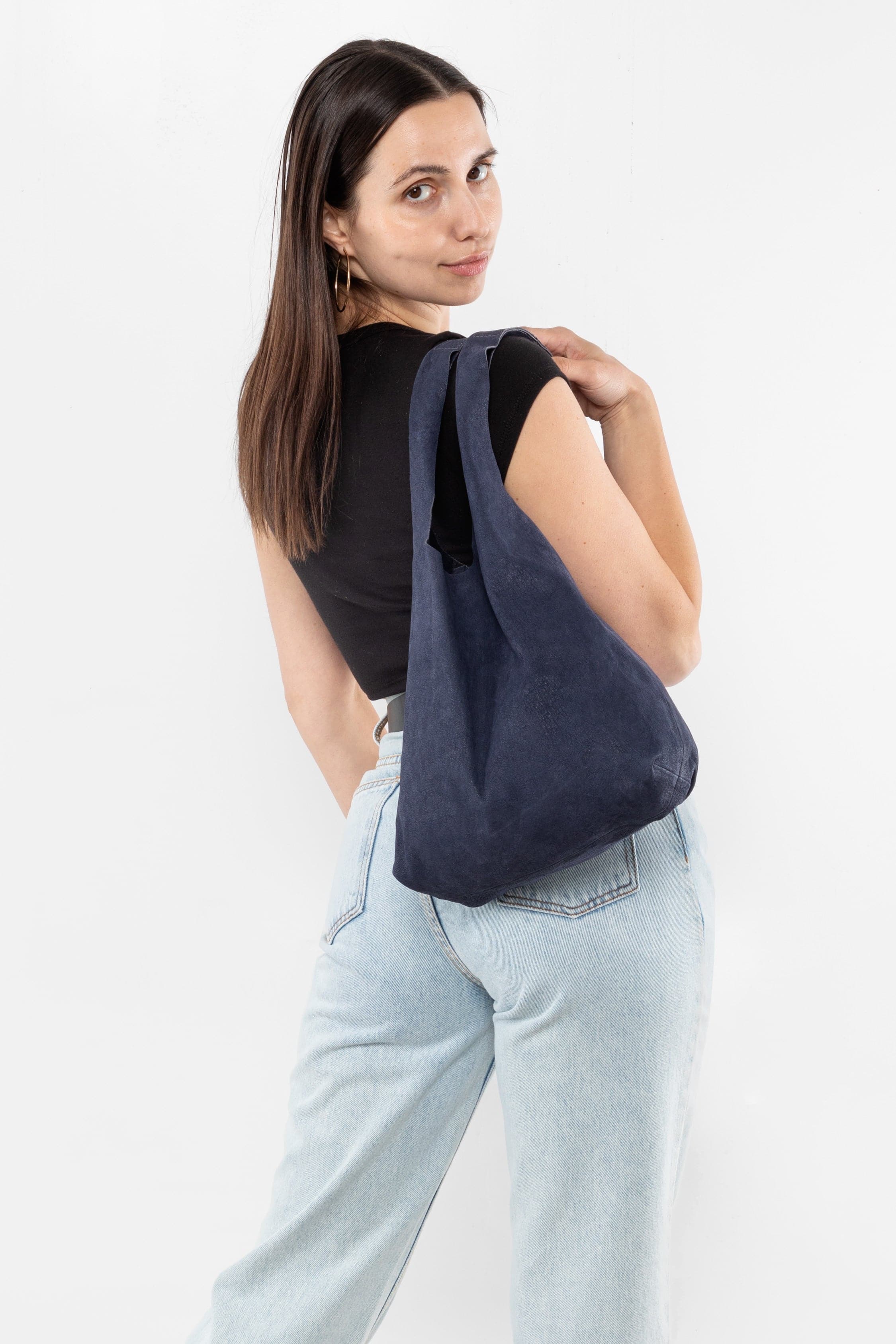 RLH3406 - Monochromatic Leather Shopping Bag - Image 50
