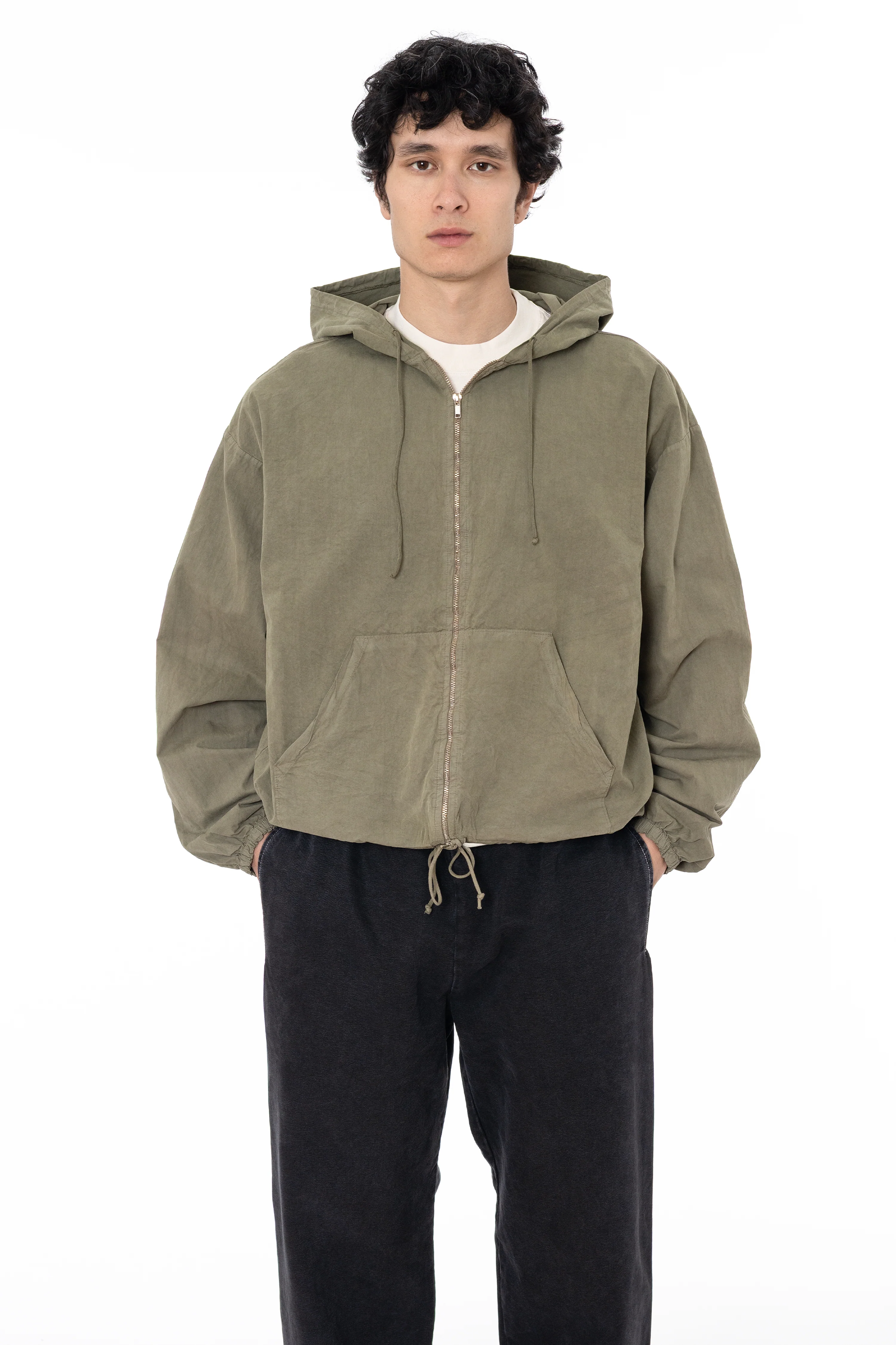 RJC410GD - Cotton Poplin Zip-Up Hooded Jacket - Image 13