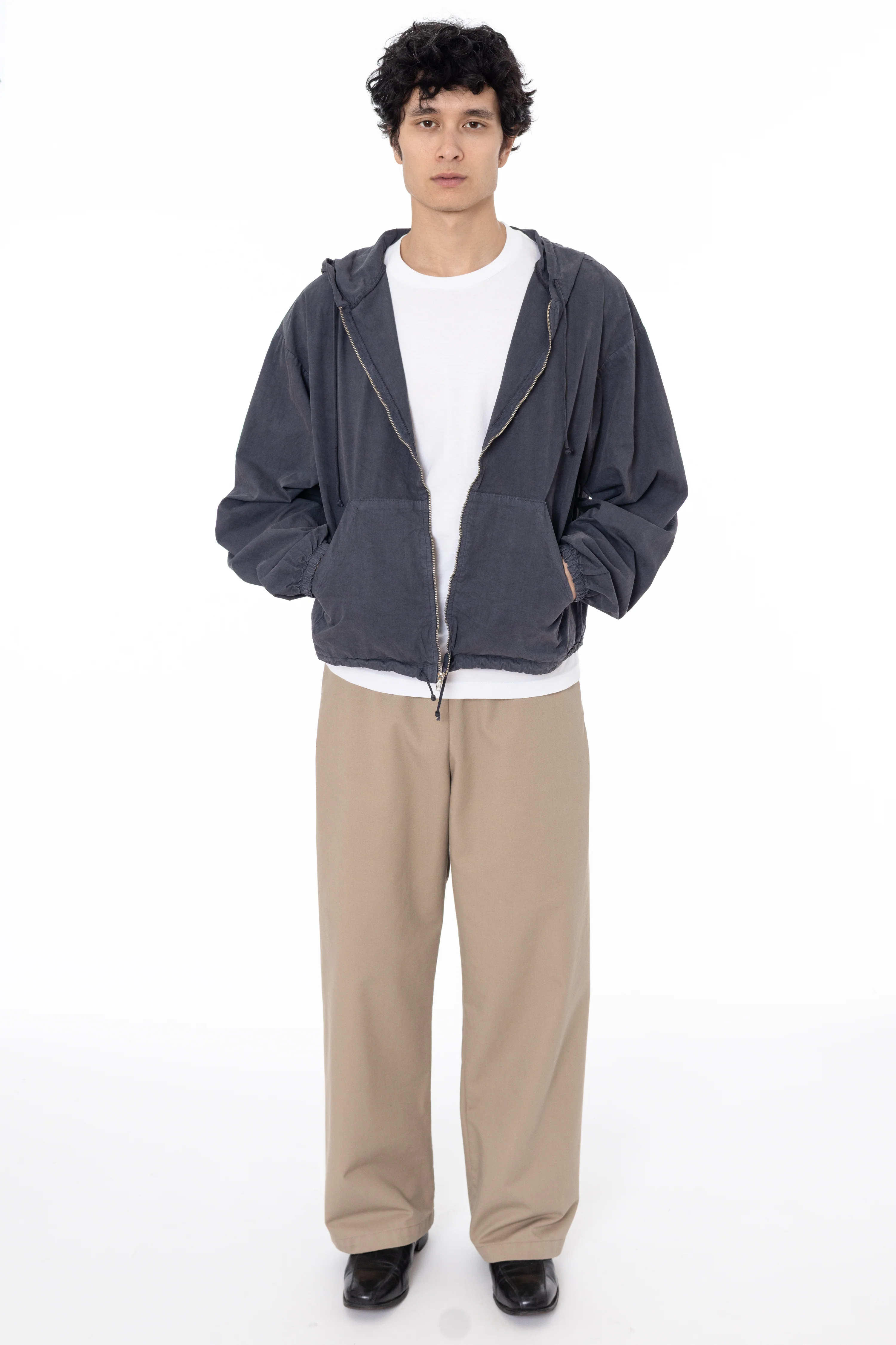 RJC410GD - Cotton Poplin Zip-Up Hooded Jacket - Image 2