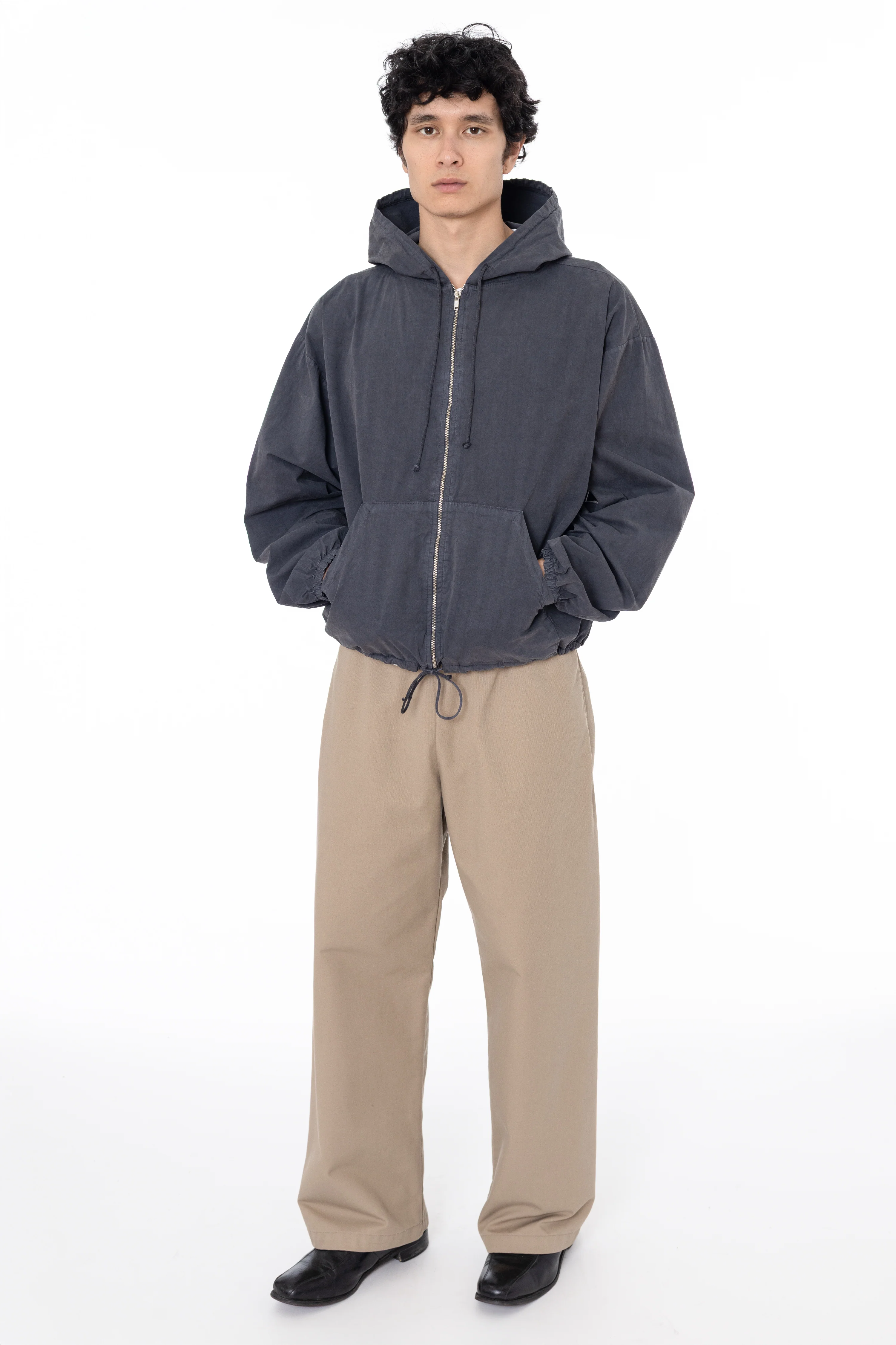 RJC410GD - Cotton Poplin Zip-Up Hooded Jacket - Image 5