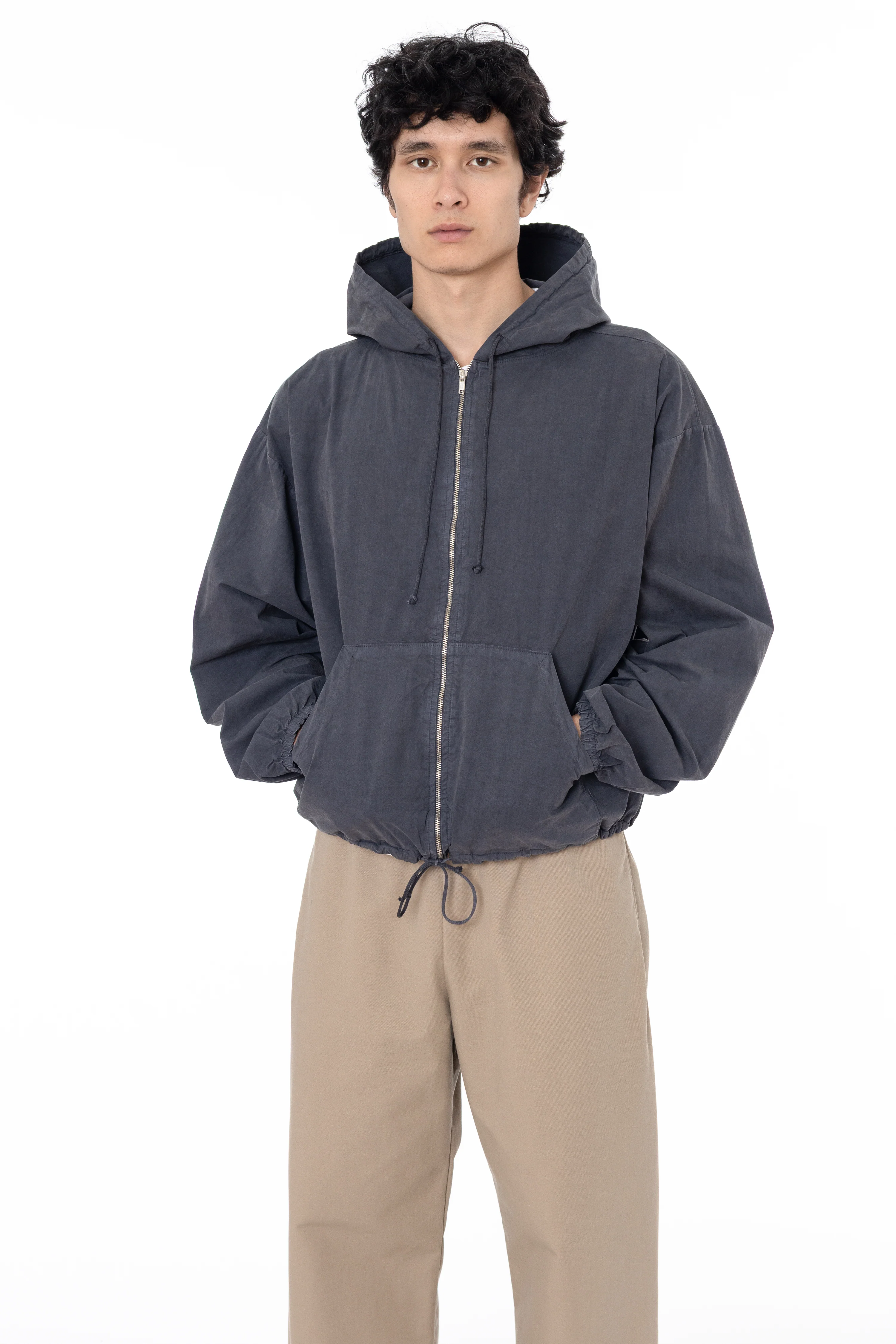 RJC410GD - Cotton Poplin Zip-Up Hooded Jacket - Image 7