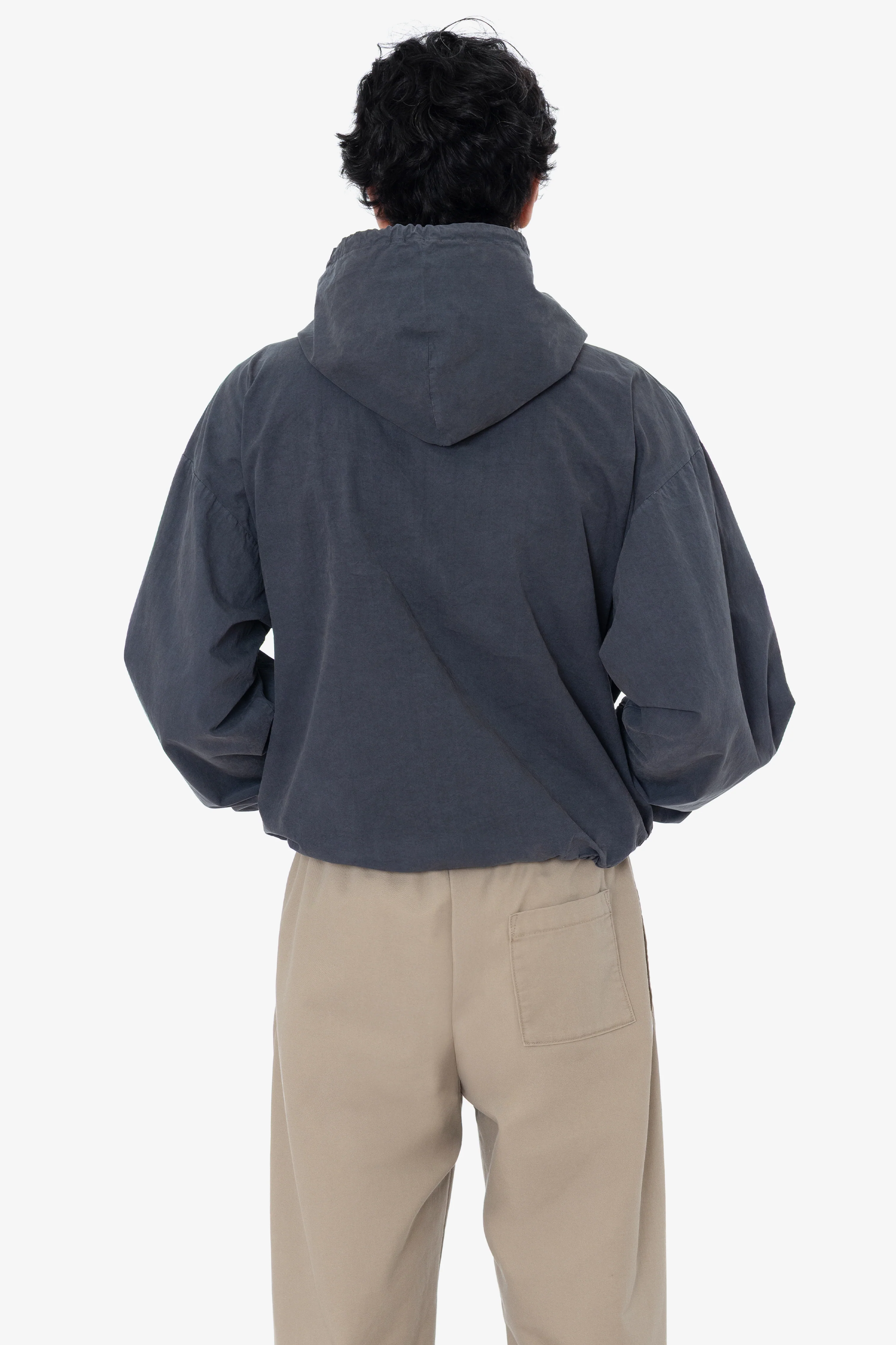 RJC410GD - Cotton Poplin Zip-Up Hooded Jacket - Image 8