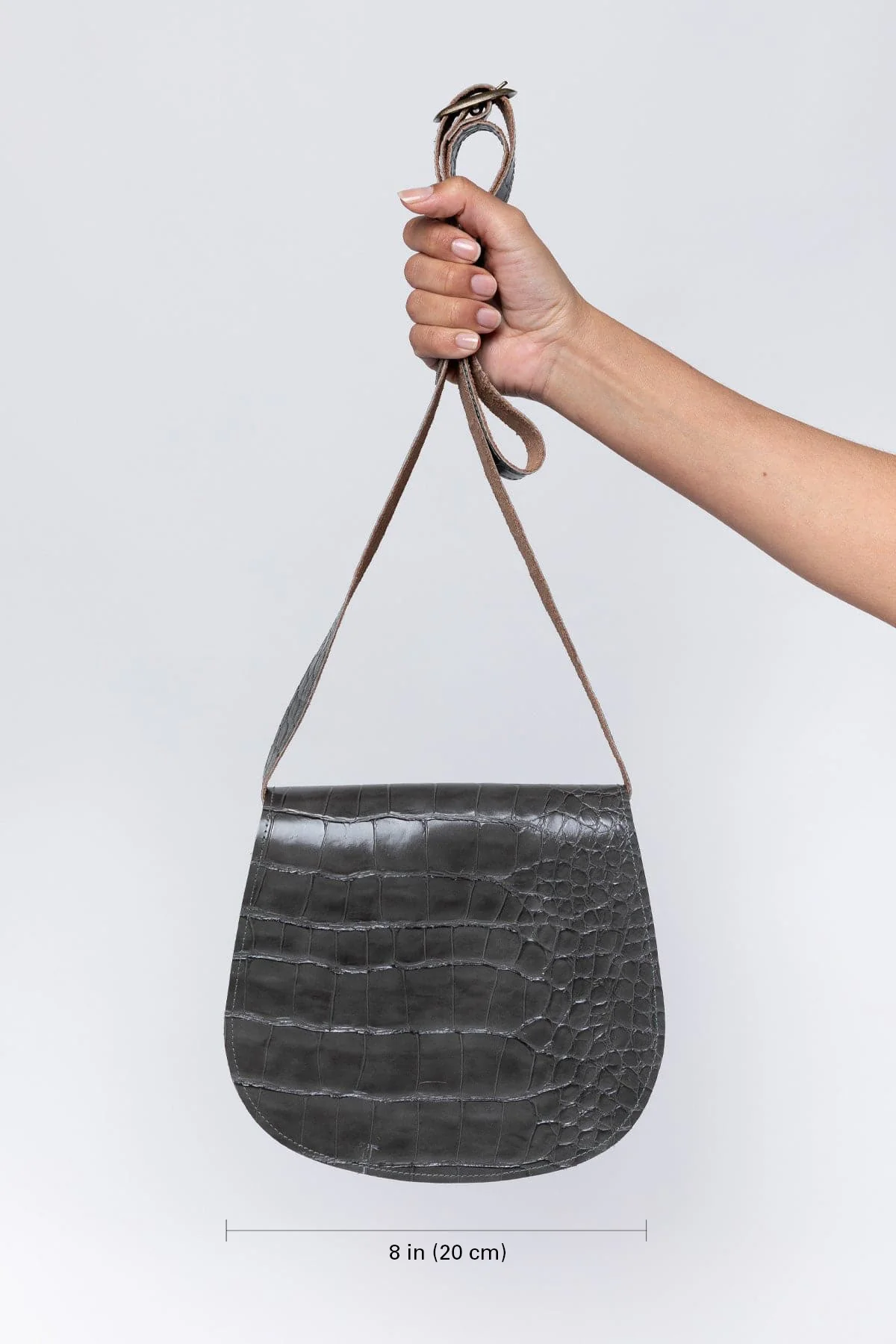 RLH3453 - Classic Leather Saddle Bag - Image 2