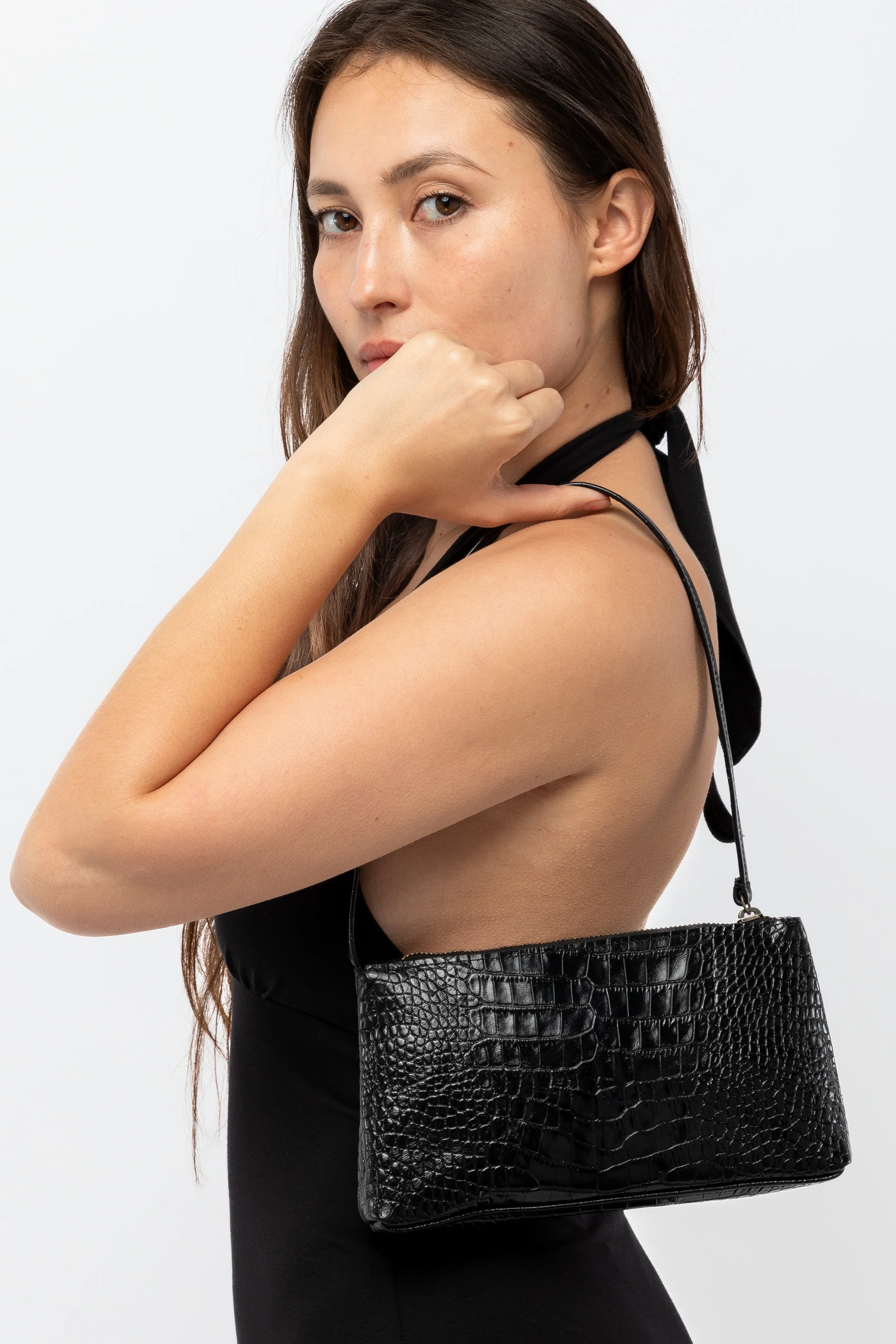 RLH3468 - Leather Zip Pochette - Image 2