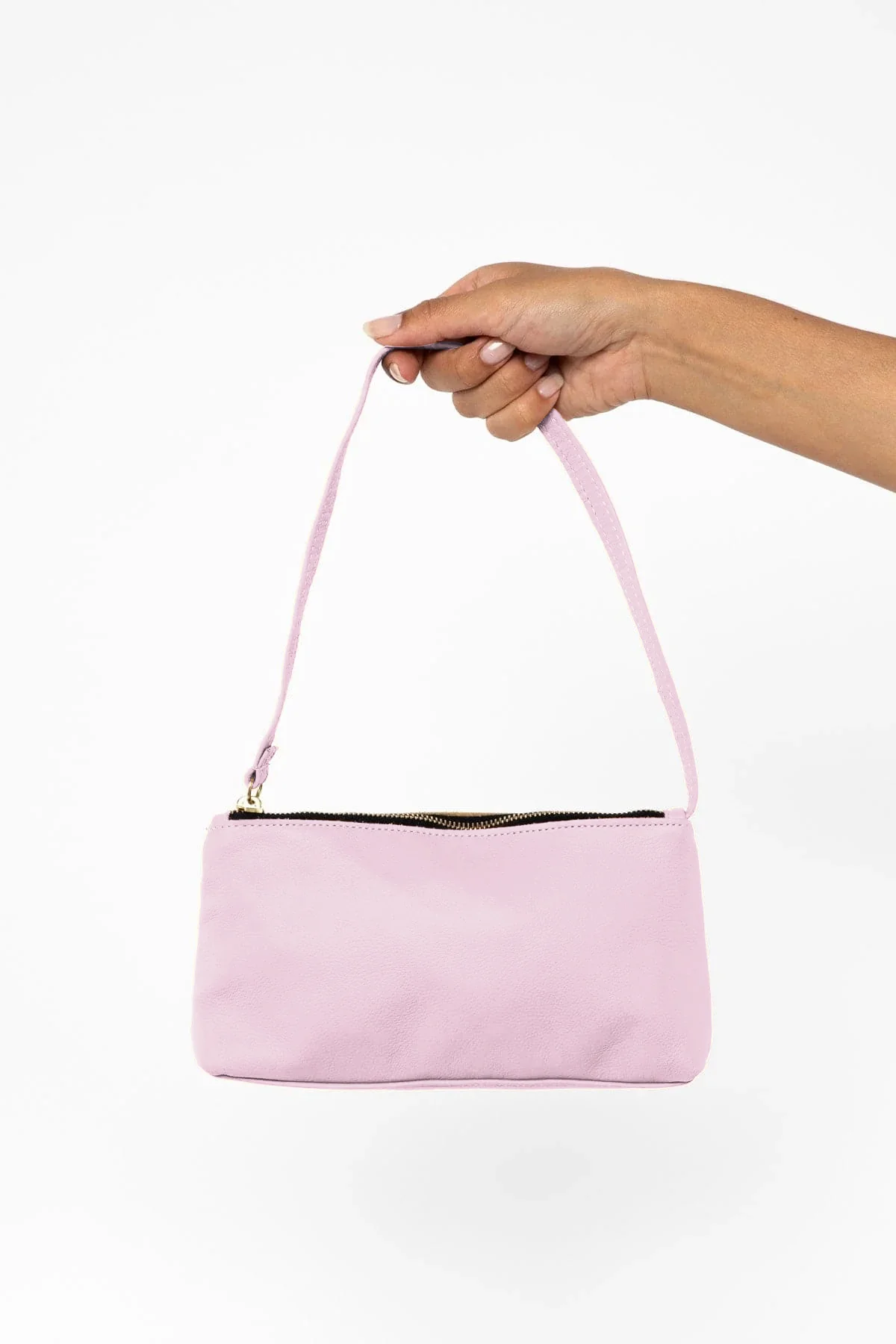 RLH3468 - Leather Zip Pochette - Image 34