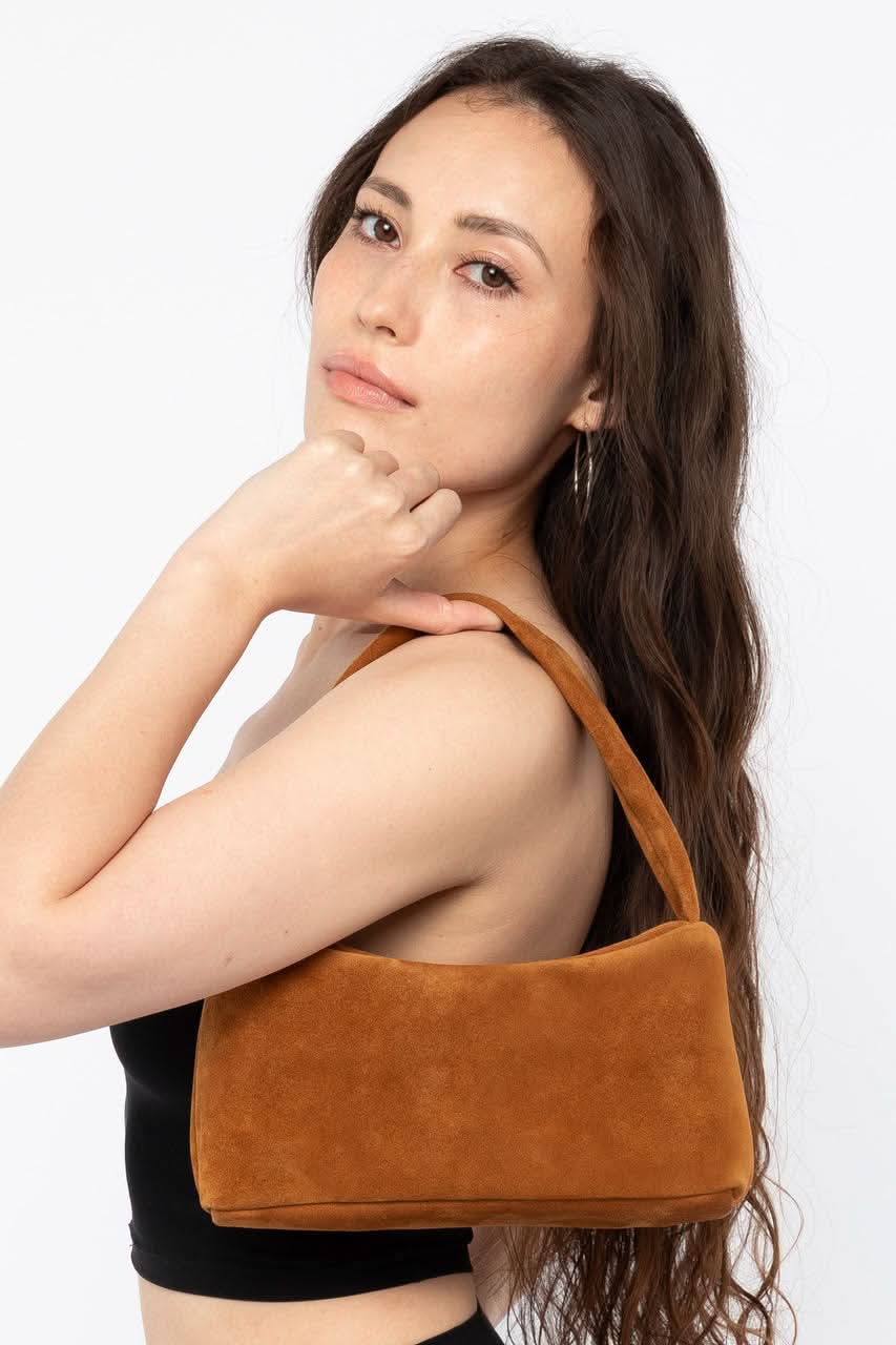 RLH3471 - Soft Suede Shoulder Bag - Image 4