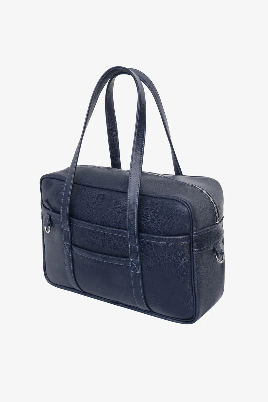 RLH504 - Unisex Leather School Satchel - Image 6