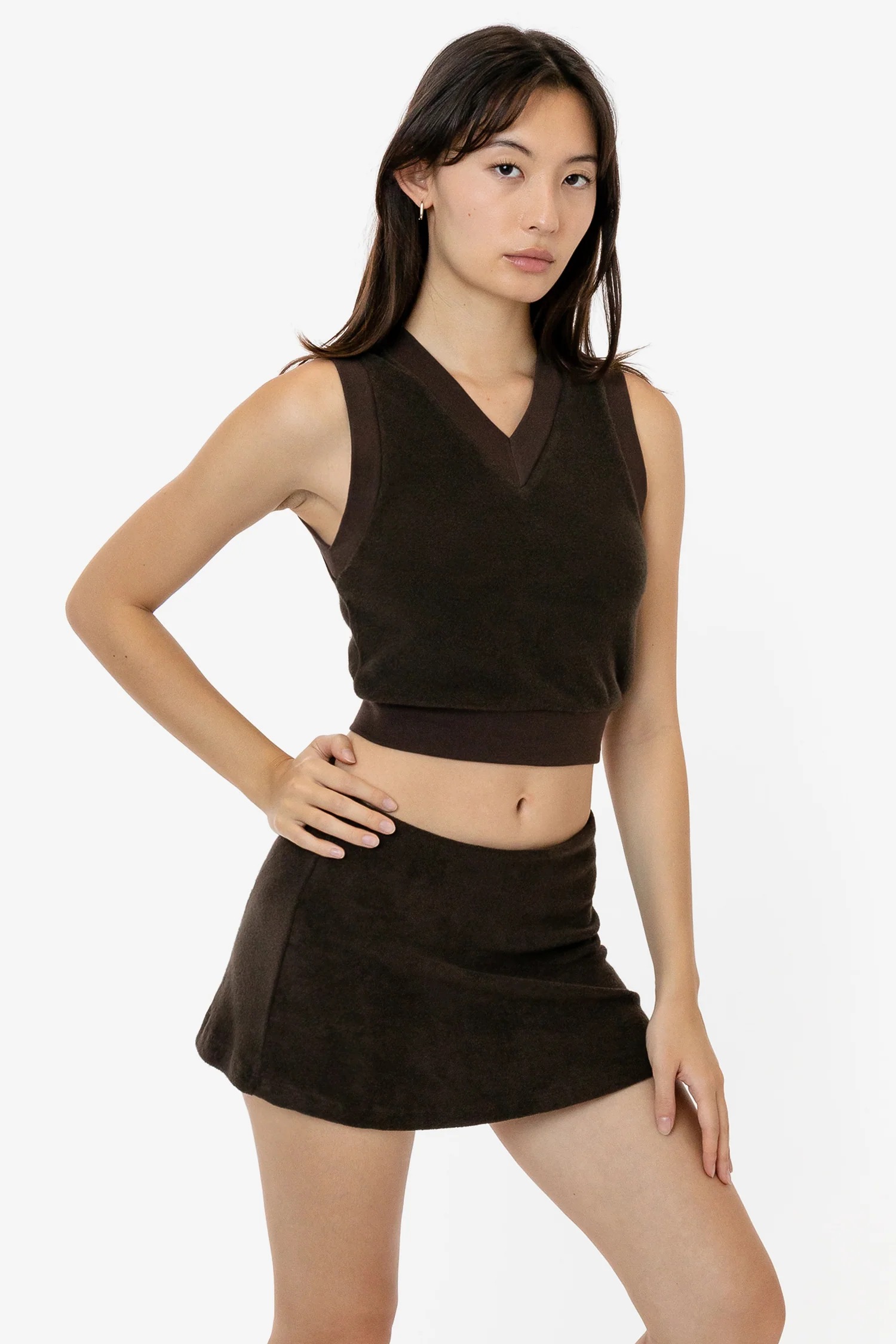 RLT384 - Loop Terry Mini Skort - Image 3