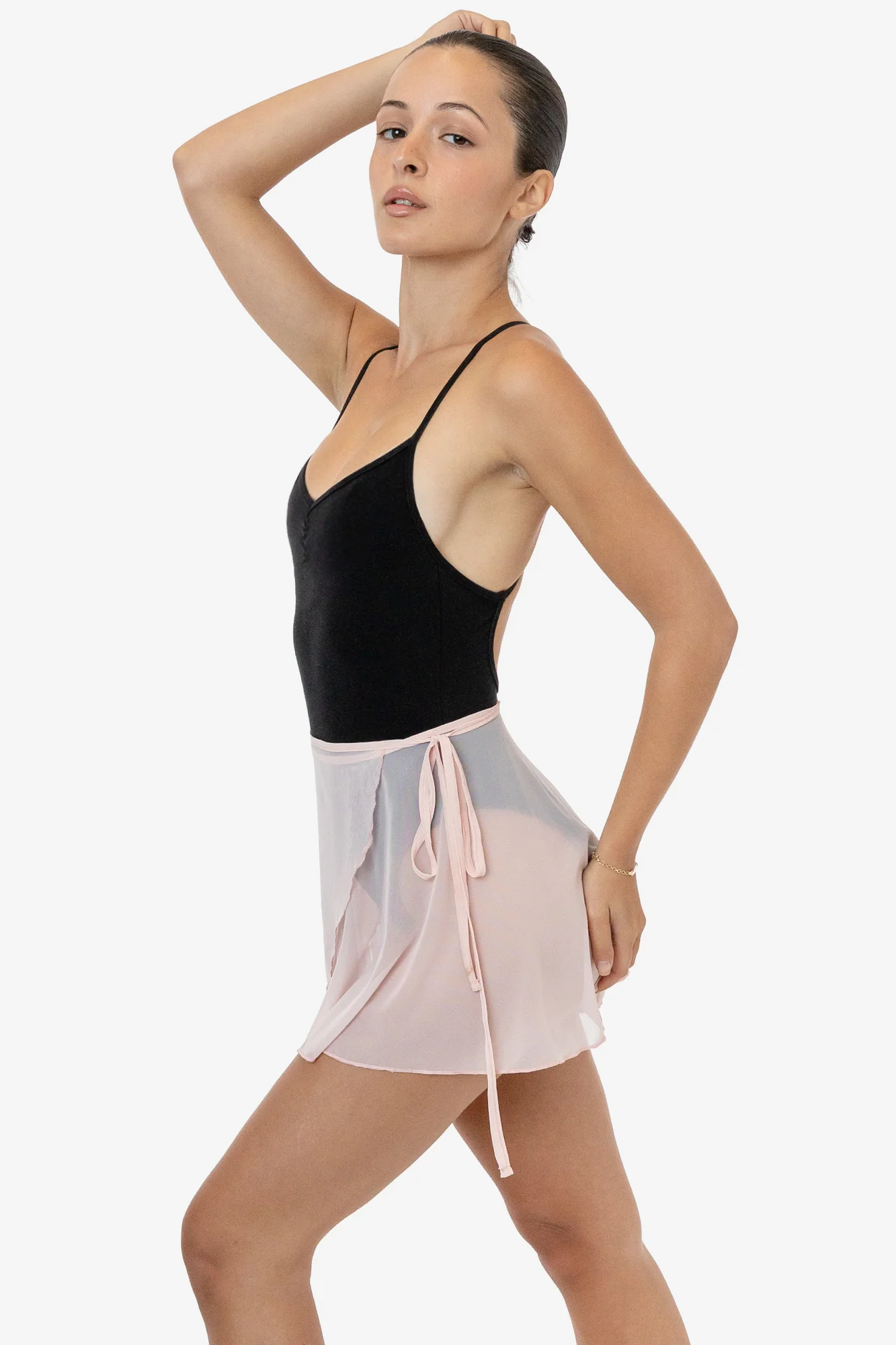 RNS300 - Micro Mesh Ballet Wrap Skirt - Image 2