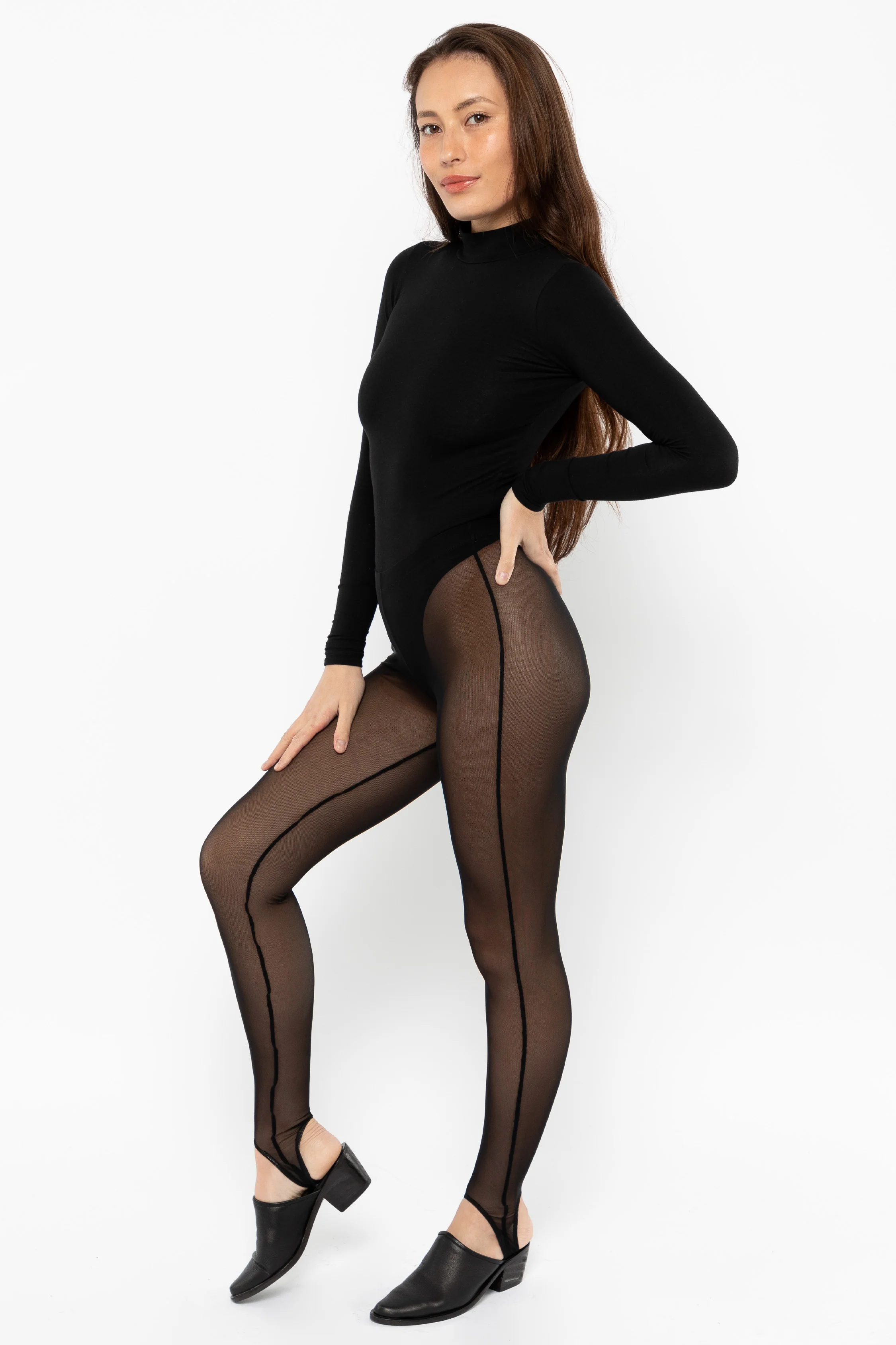 RNS3269 - Micro Mesh Stirrup Legging - Image 7