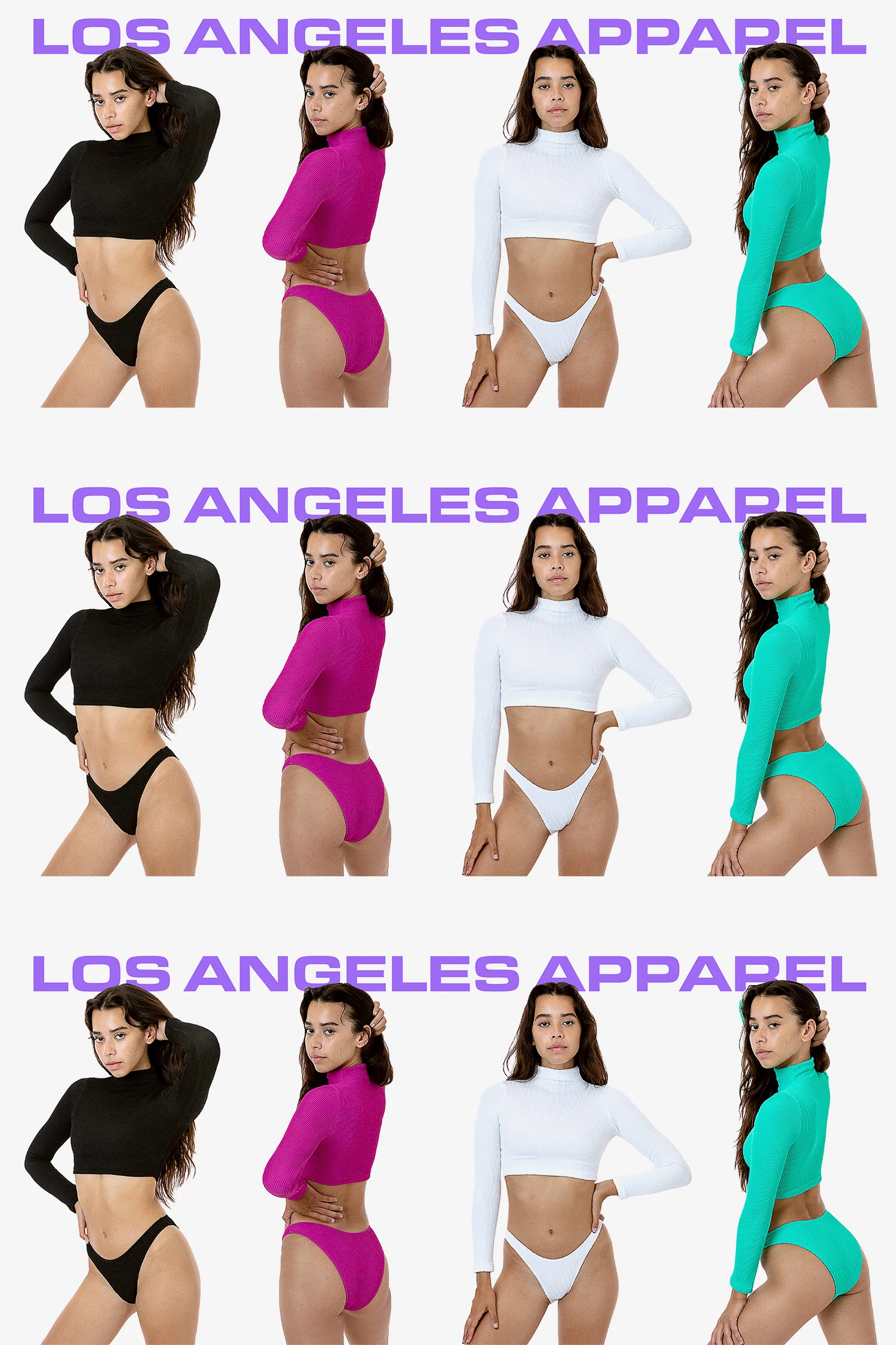 RPC3066 - Crinkle Mockneck Surf Top - Image 2