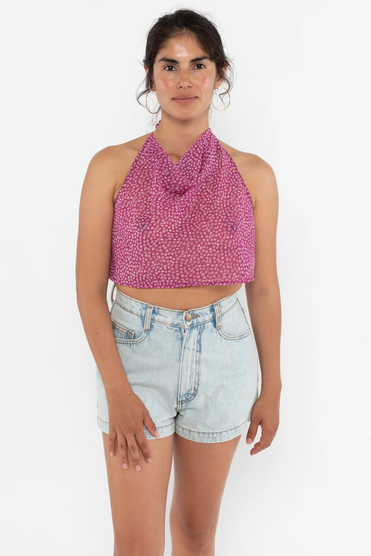 RPCH381 - Cowl Neck Halter Top - Image 15
