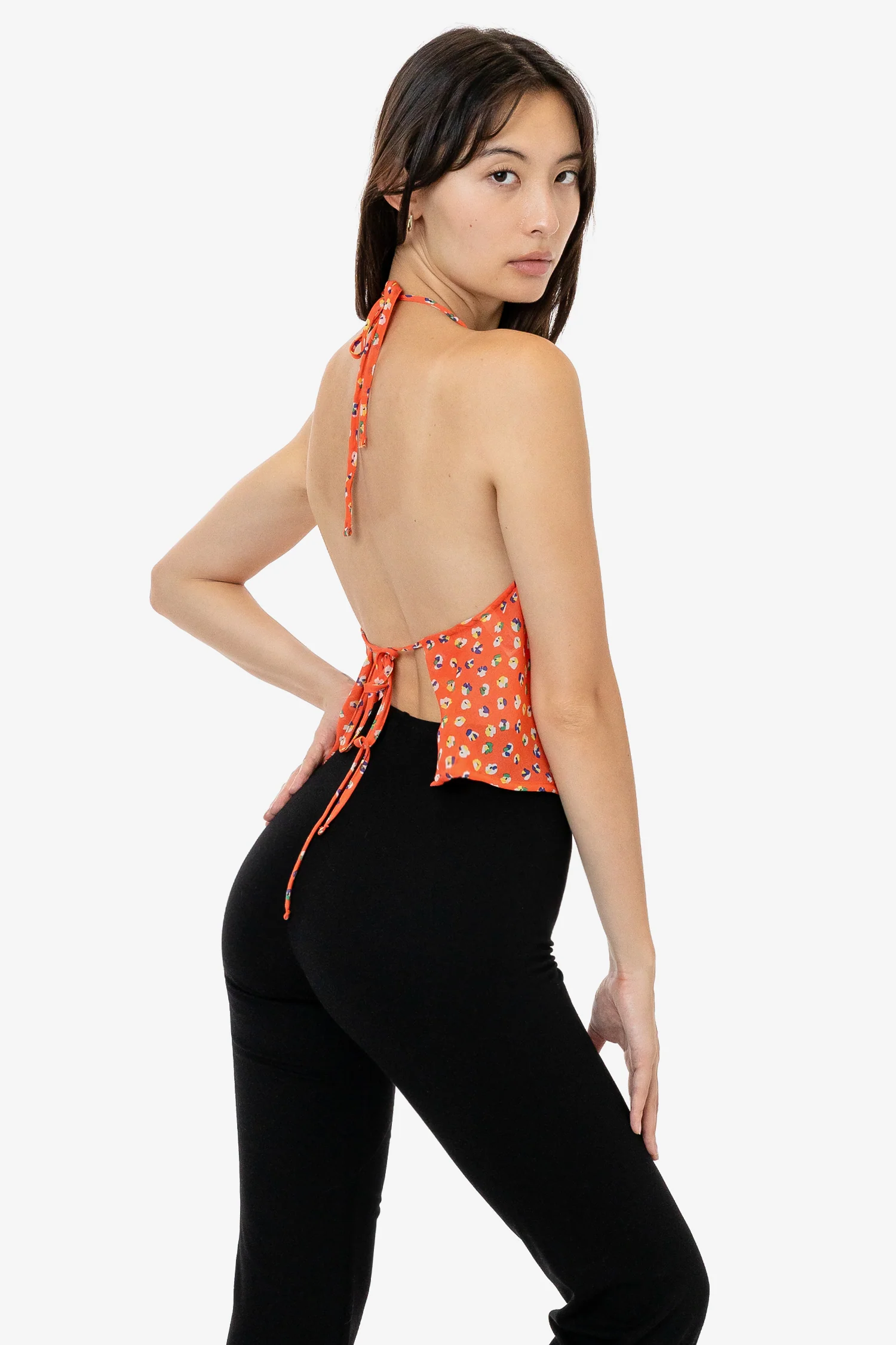 RPCH381 - Cowl Neck Halter Top - Image 2