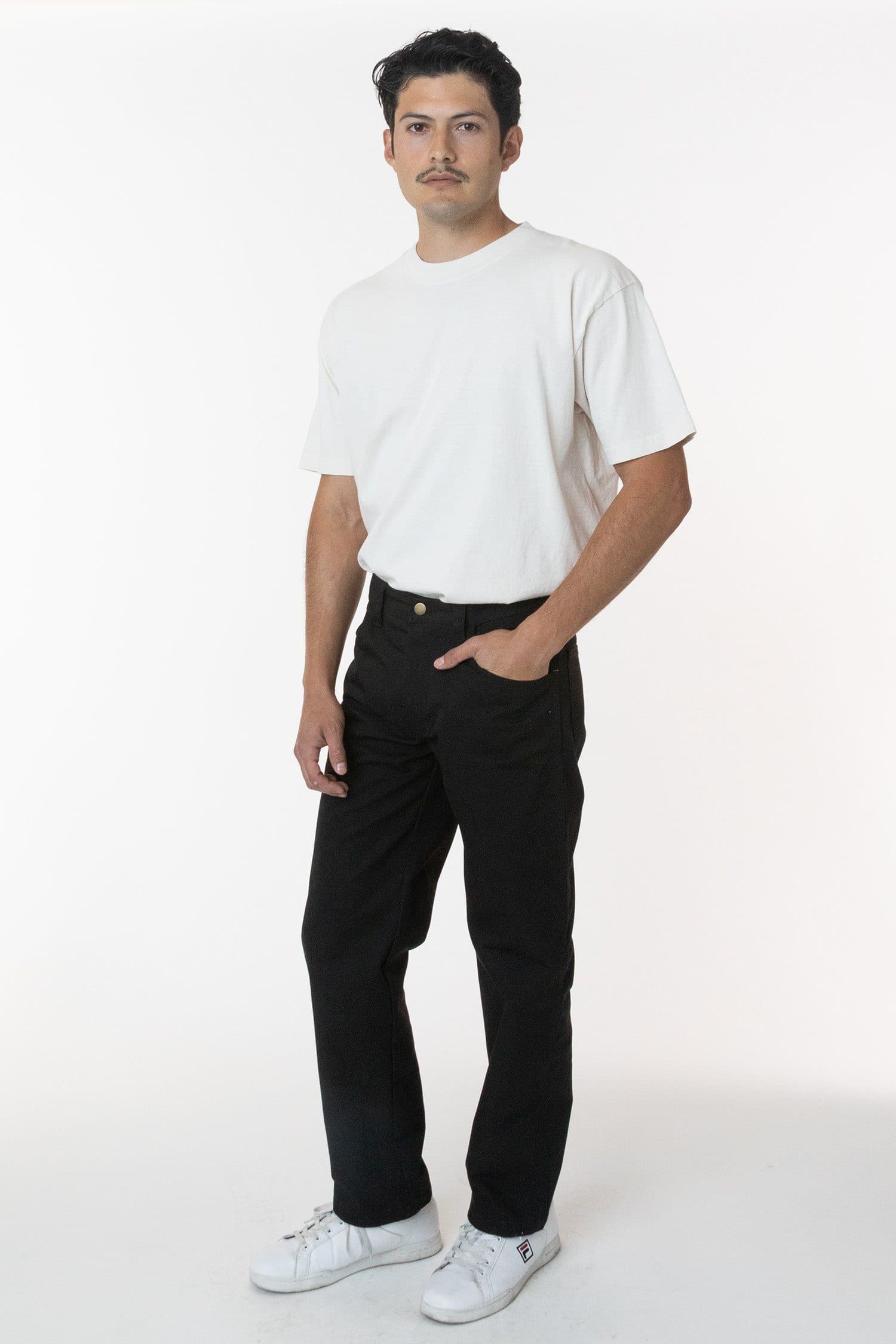 RTWL01 - Twill Work Pants Black - Image 4