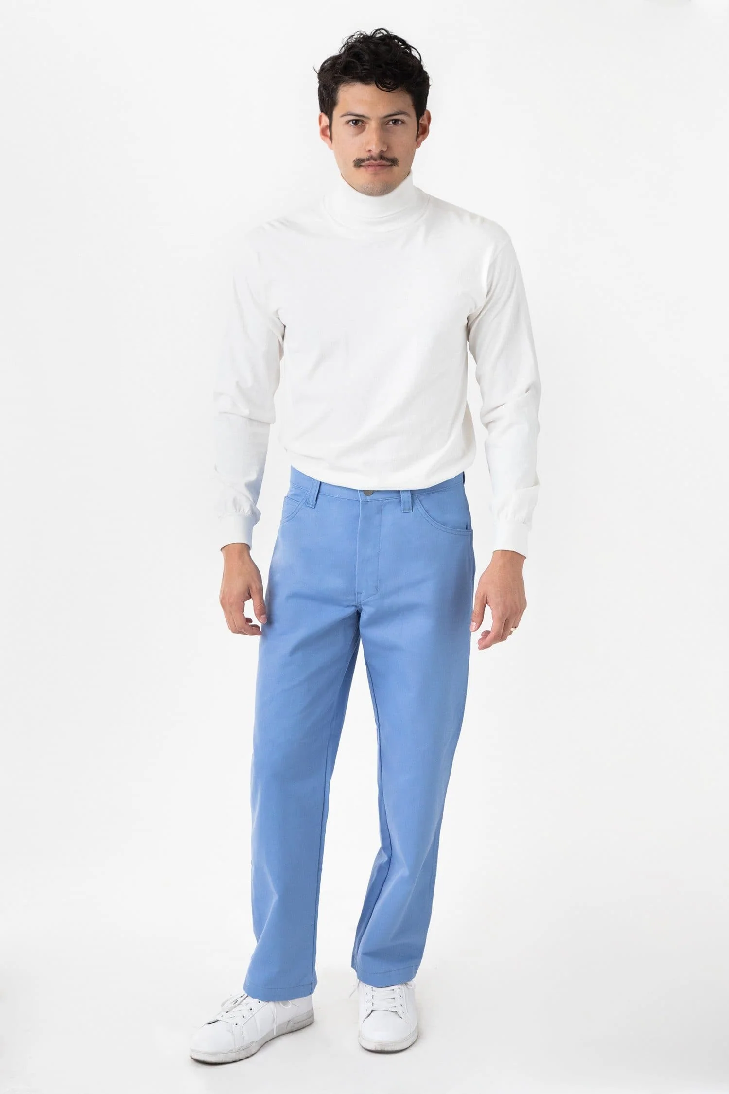 RTWL01 - Twill Work Pants Sky Blue - Image 5