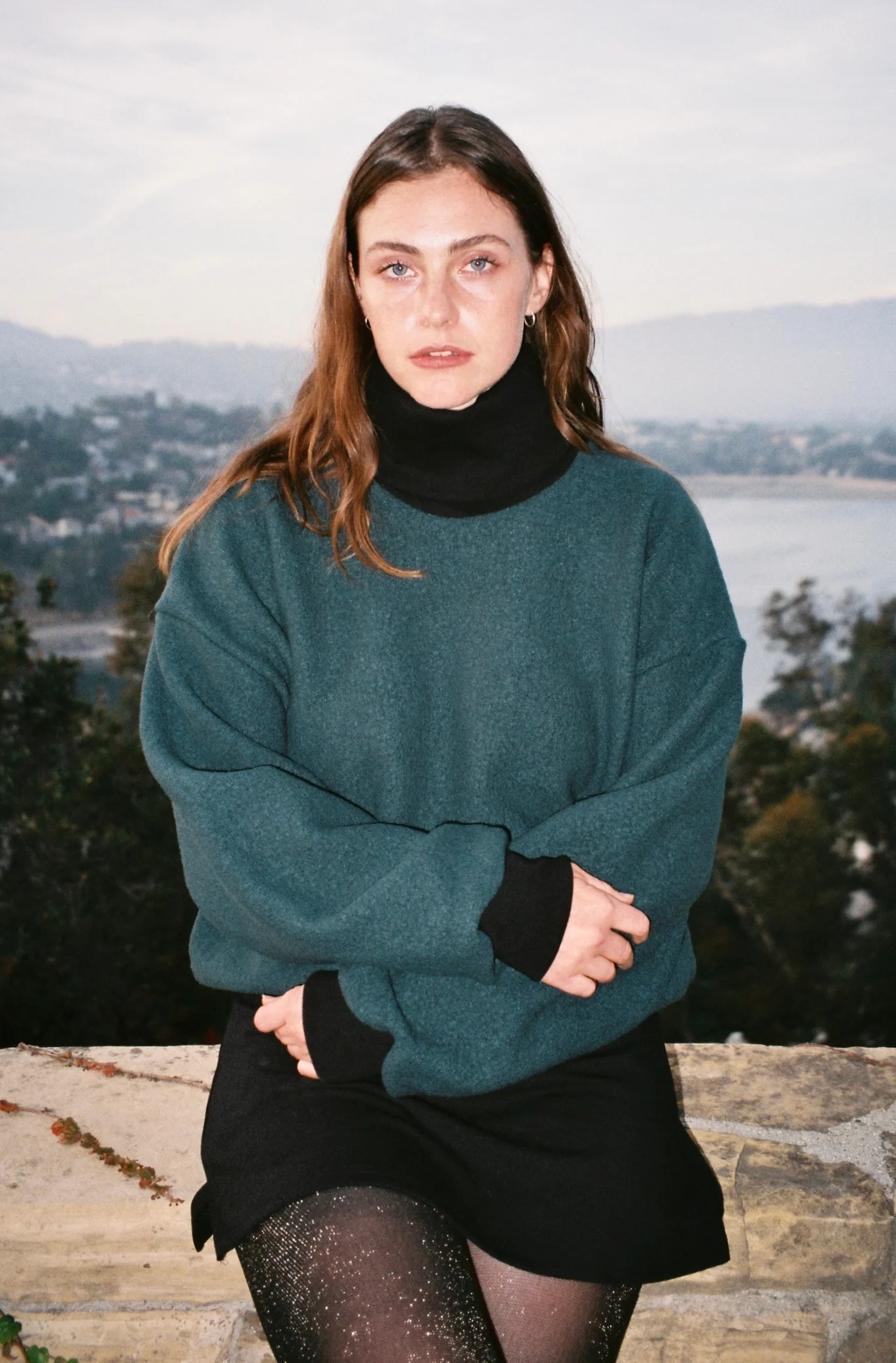 RWHR313 - Turtleneck Sweater with Heavy Cotton Rib - Image 12