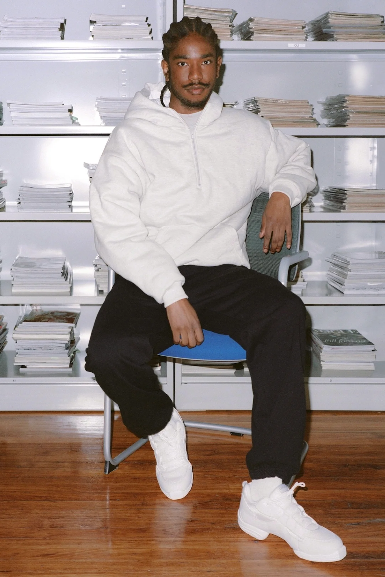 SF4249 - Scour Fleece Puffy Hoodie - Image 2