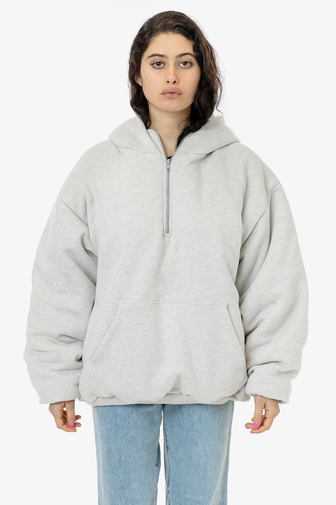 SF4249 - Scour Fleece Puffy Hoodie - Image 4
