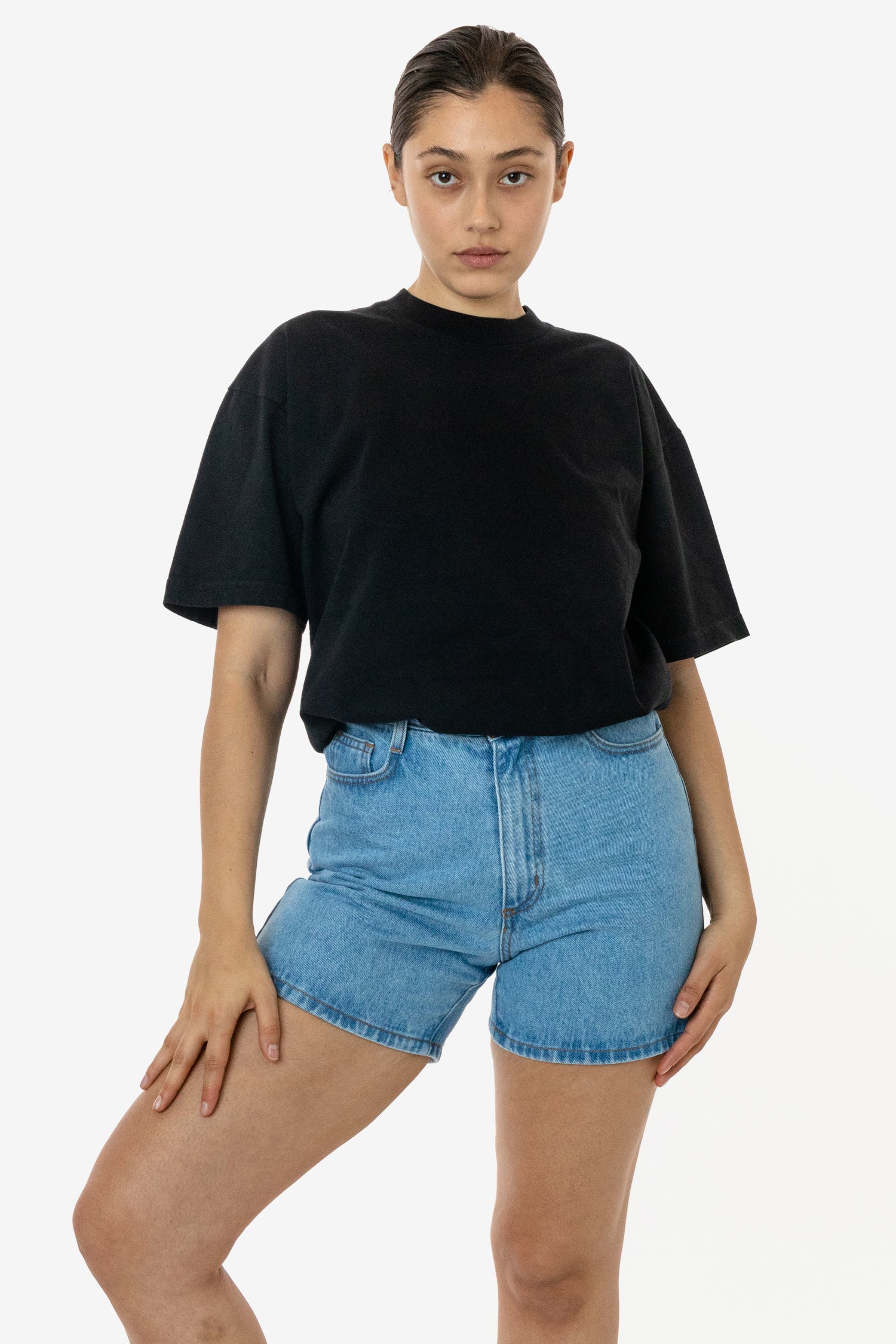 The 1801 - 6.5oz Garment Dye Crew Neck T-Shirt (Imperfect) - Image 2
