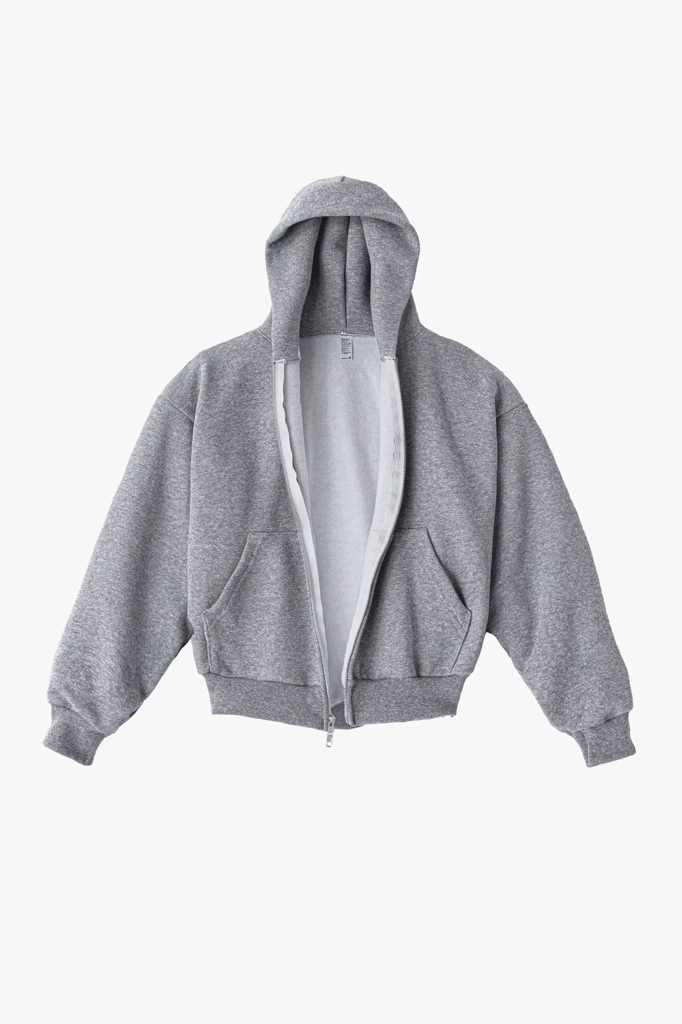TRF10 - 12 oz. Tri-Blend Gabardine Fleece Waist Length Pull Zip Hoodie - Image 14