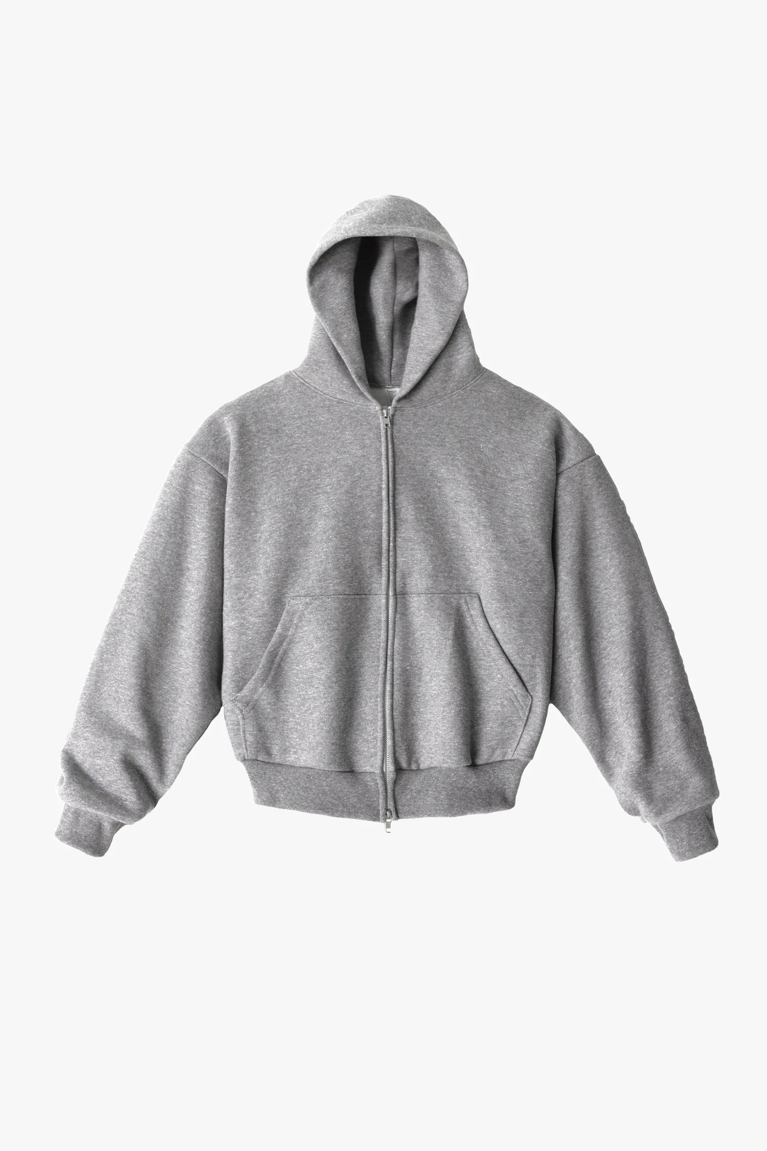 TRF10 - 12 oz. Tri-Blend Gabardine Fleece Waist Length Pull Zip Hoodie - Image 9