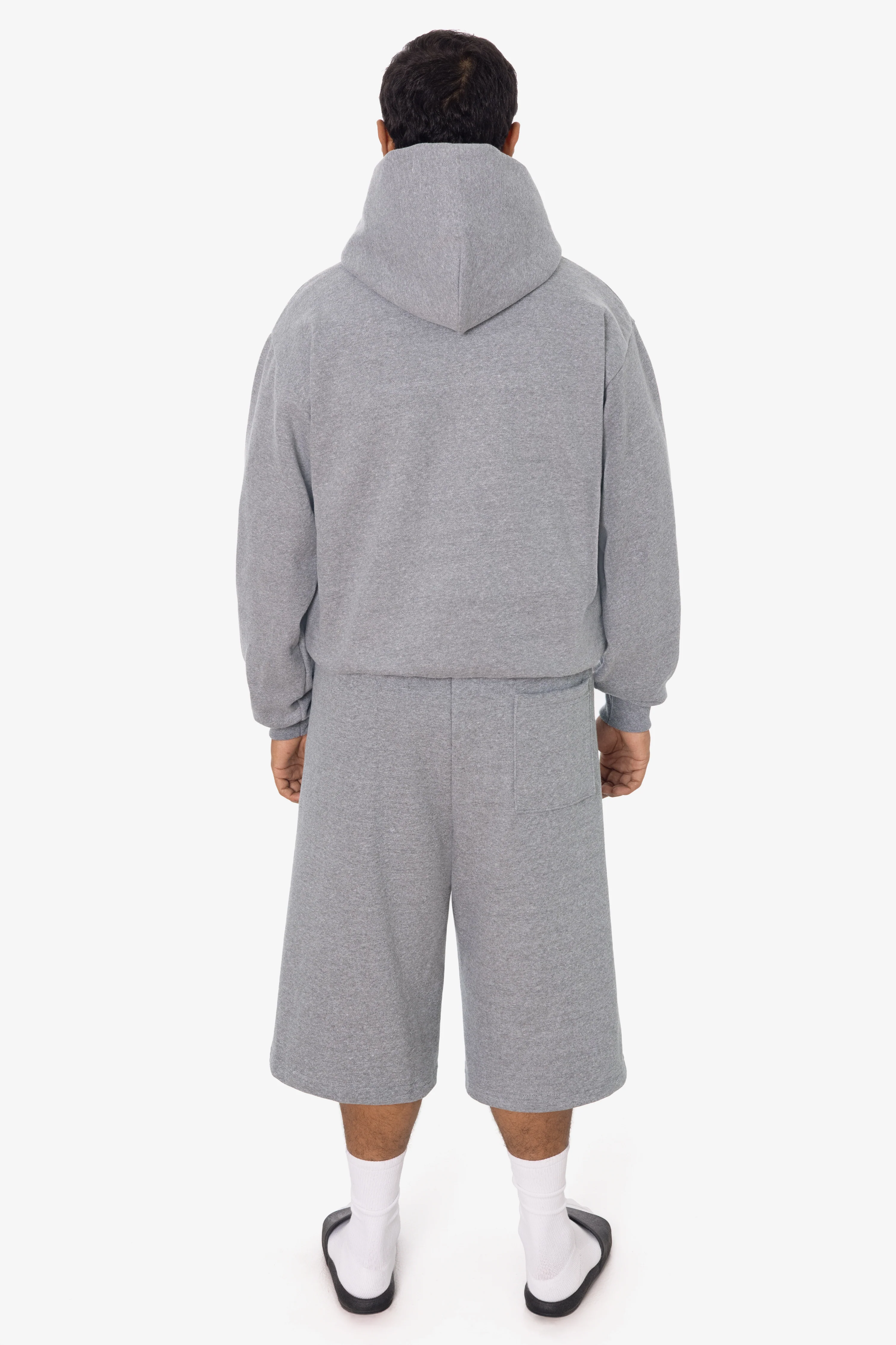 TRF42 - Triblend gabardine Fleece Extra Wide Mens shorts - Image 6