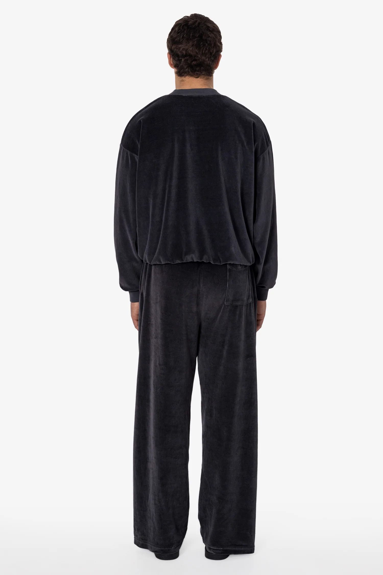 VLR56GD - Garment Dye Velour V-neck Sweatshirt - Image 13