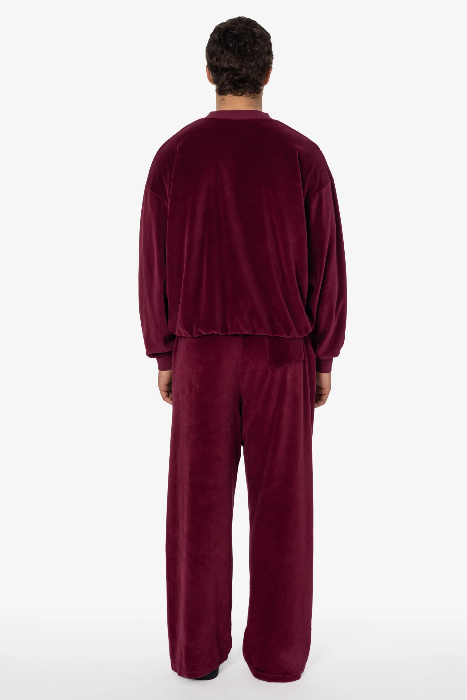 VLR56GD - Garment Dye Velour V-neck Sweatshirt - Image 21