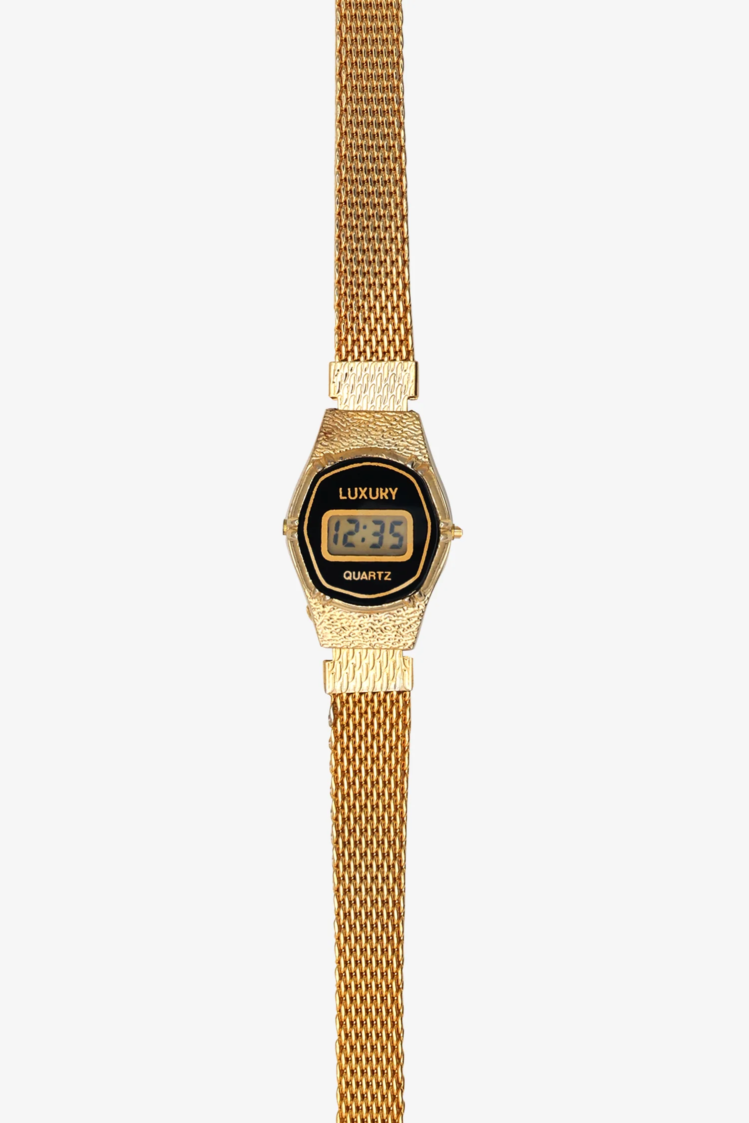 WCHRA58 - Tiny Metal Mesh Luxury Watch