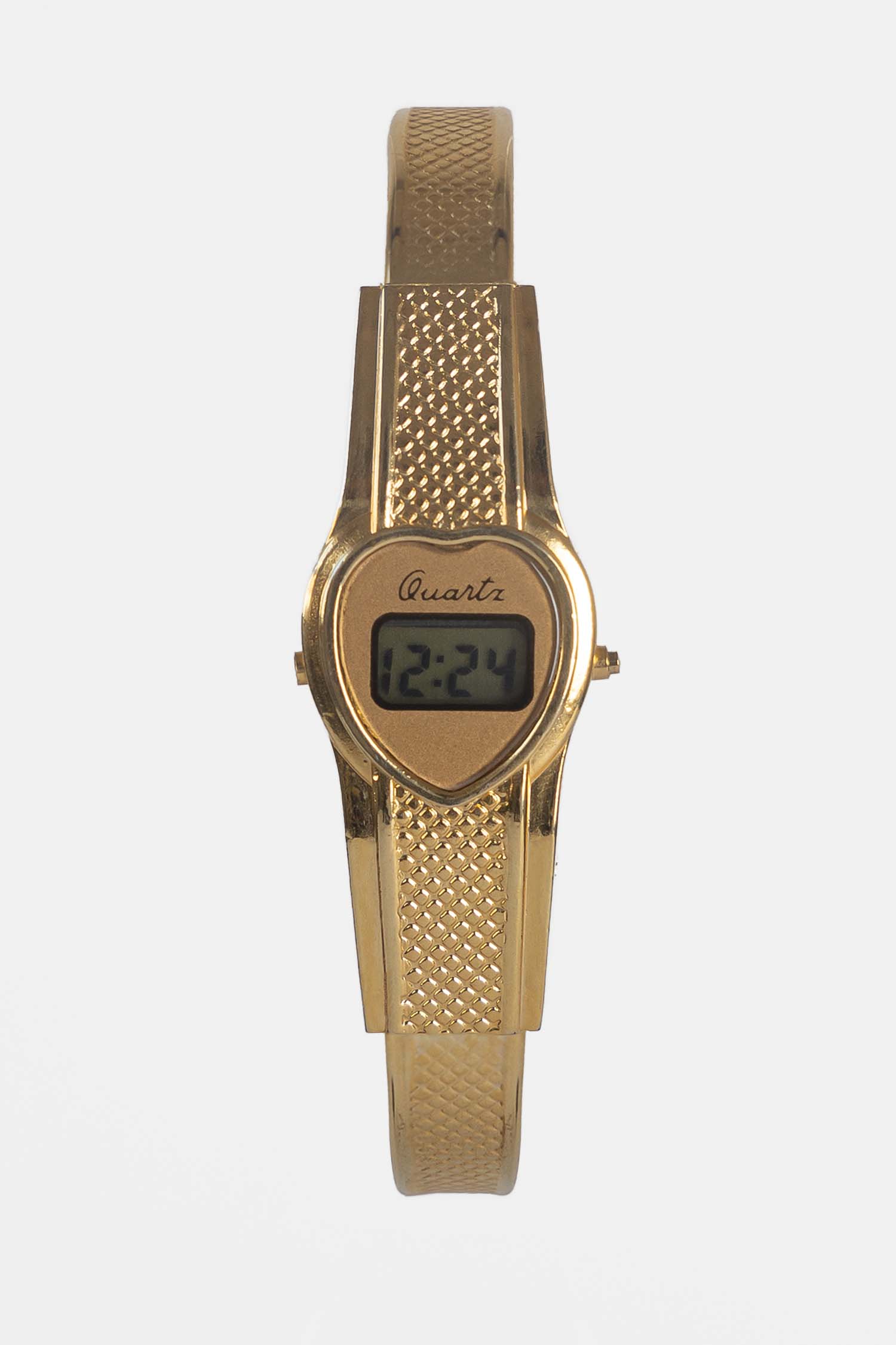 WCHRHEB - Gold Heart Bracelet Watch - Image 2